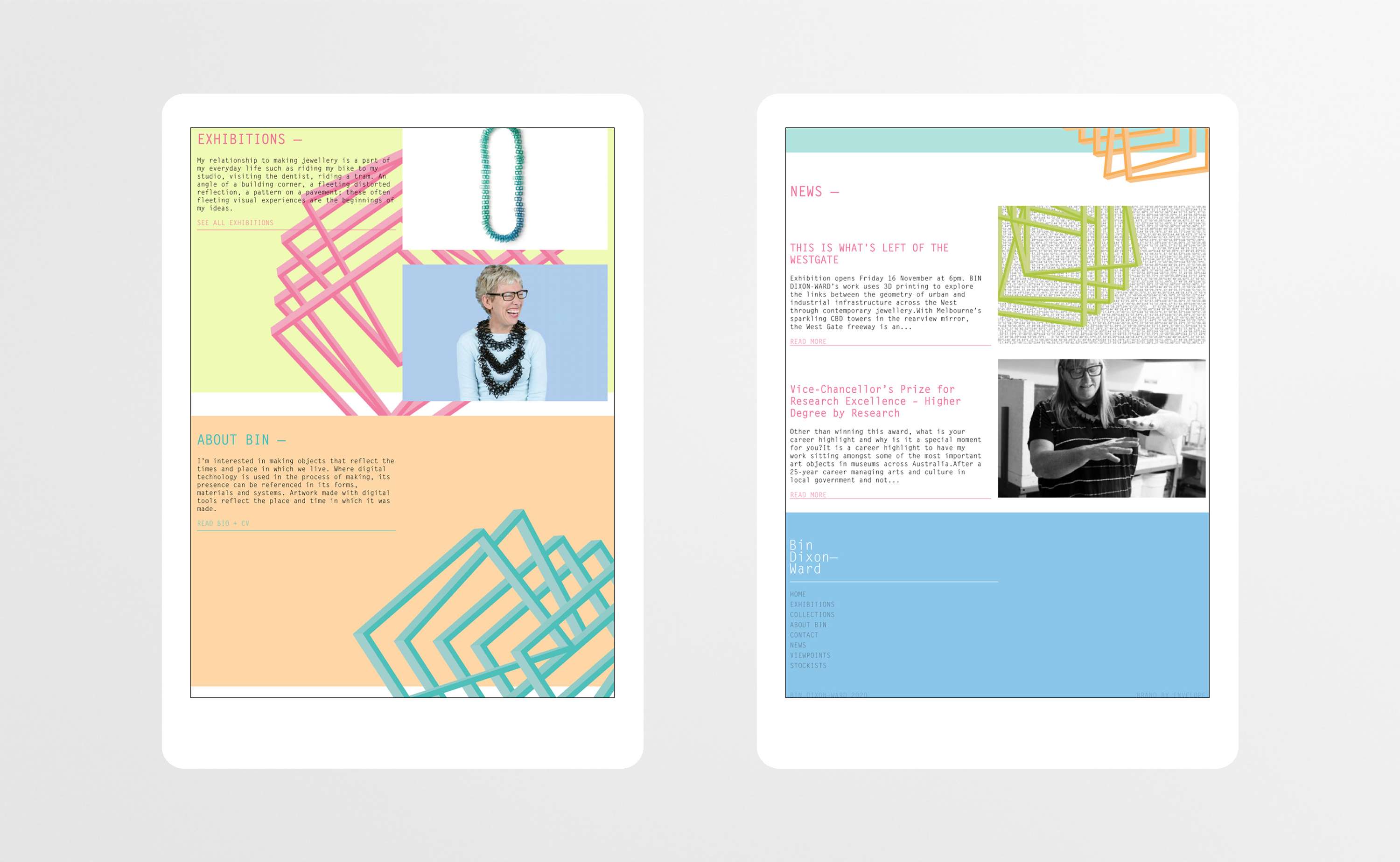 Web design portfolio by Graham Leggat