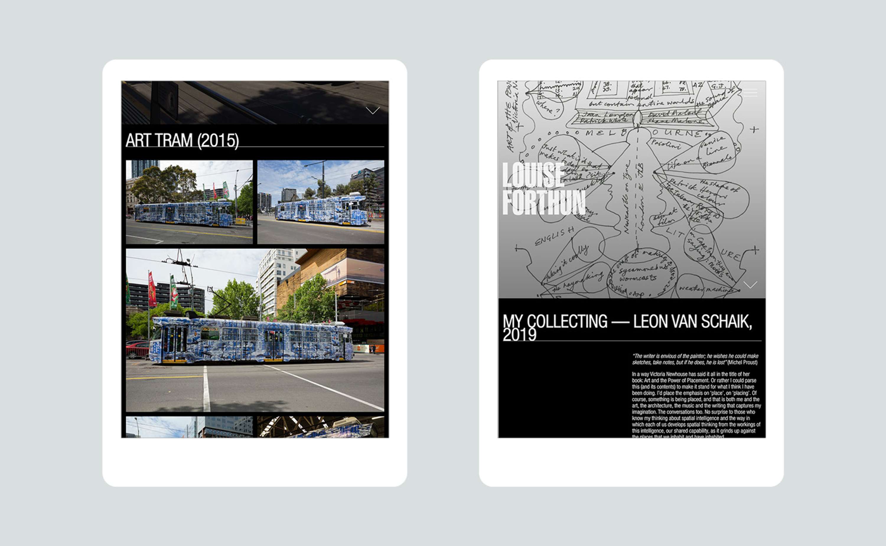 Web design portfolio by Graham Leggat