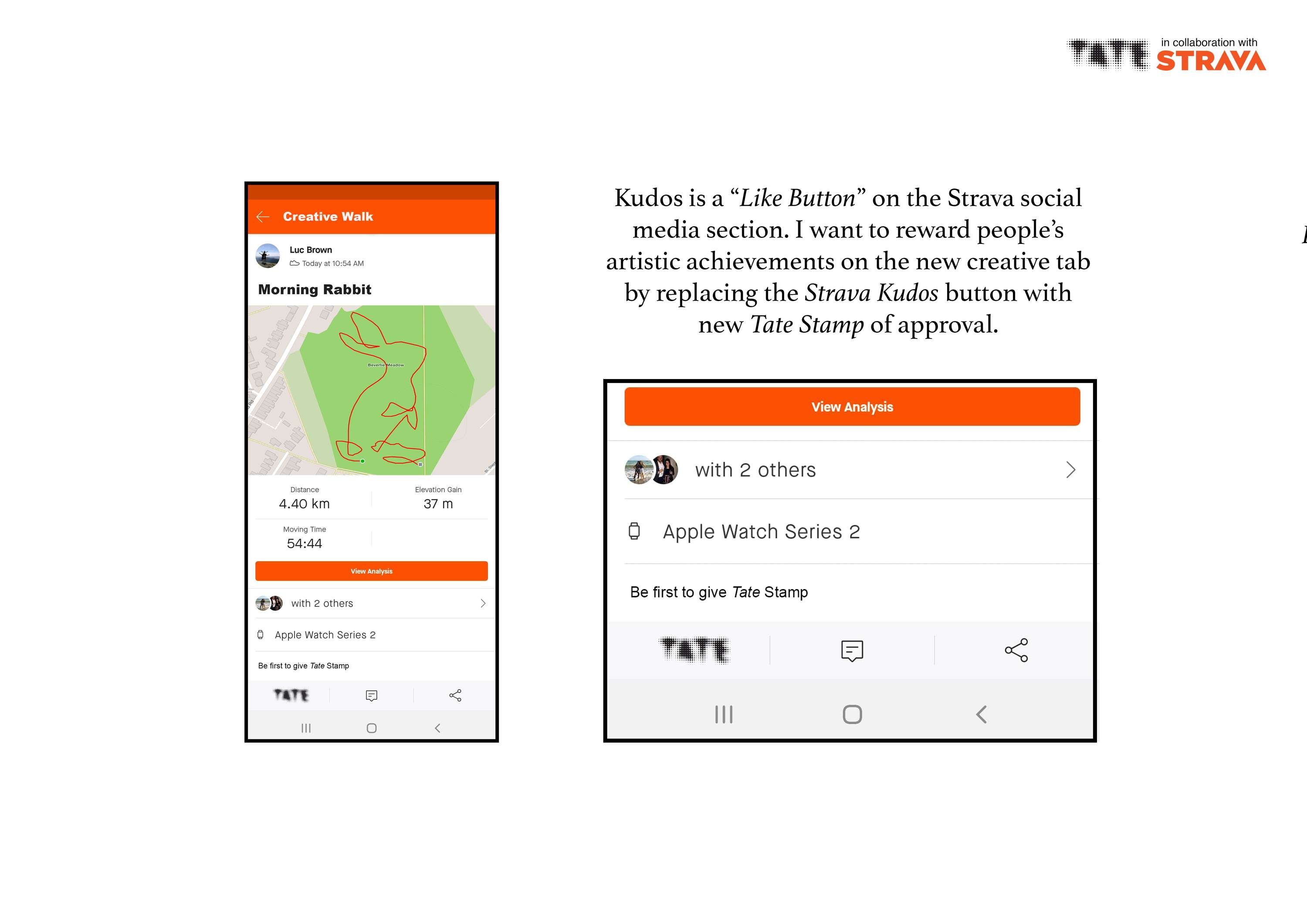 The Orange Line Project (Tate with Strava) by Adam Poirrier