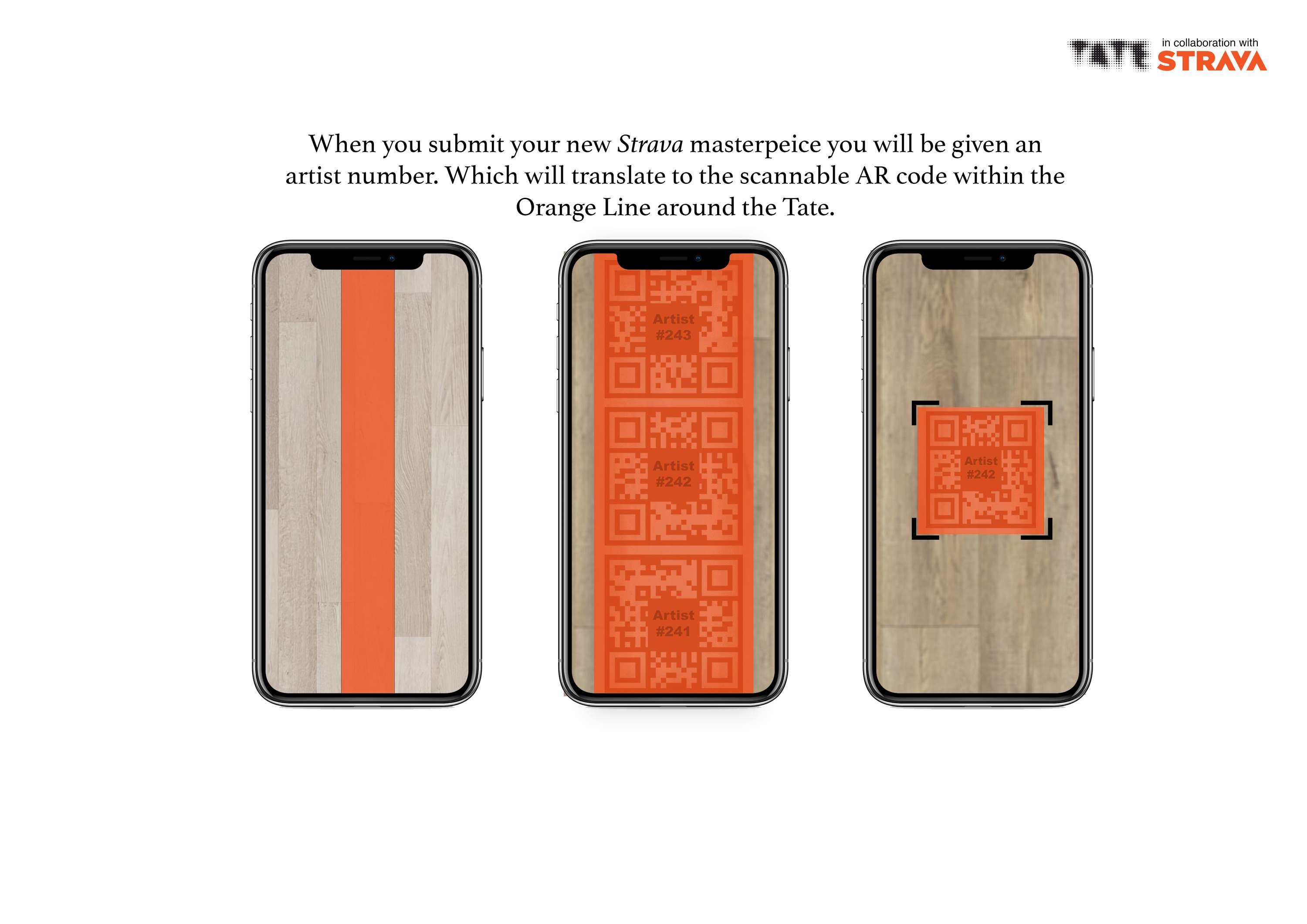 The Orange Line Project (Tate with Strava) by Adam Poirrier