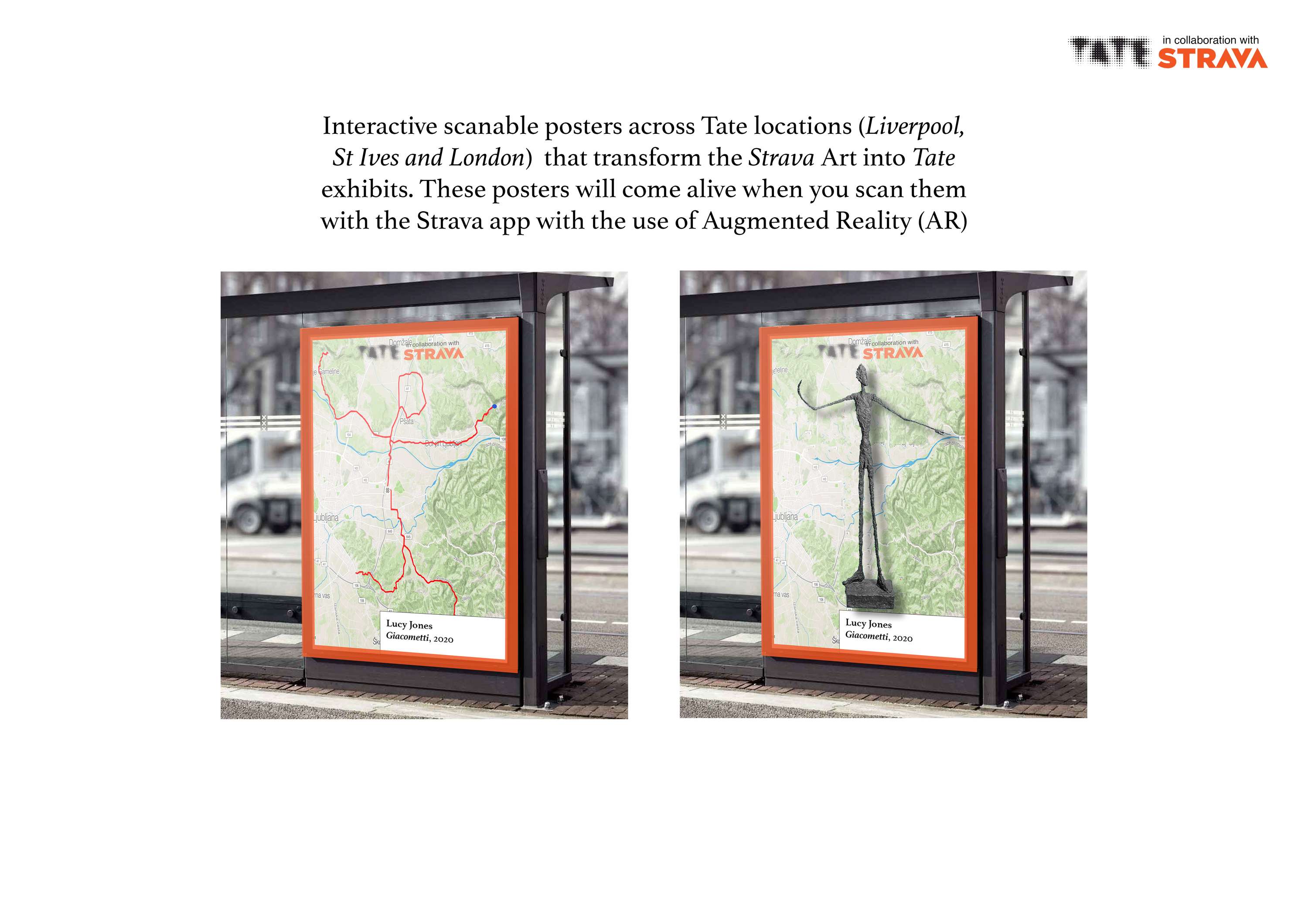 The Orange Line Project (Tate with Strava) by Adam Poirrier