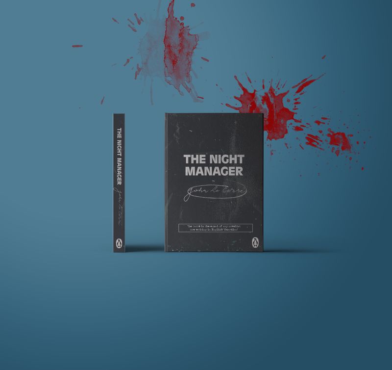 The night manager - Book cover design by Niña Isabella