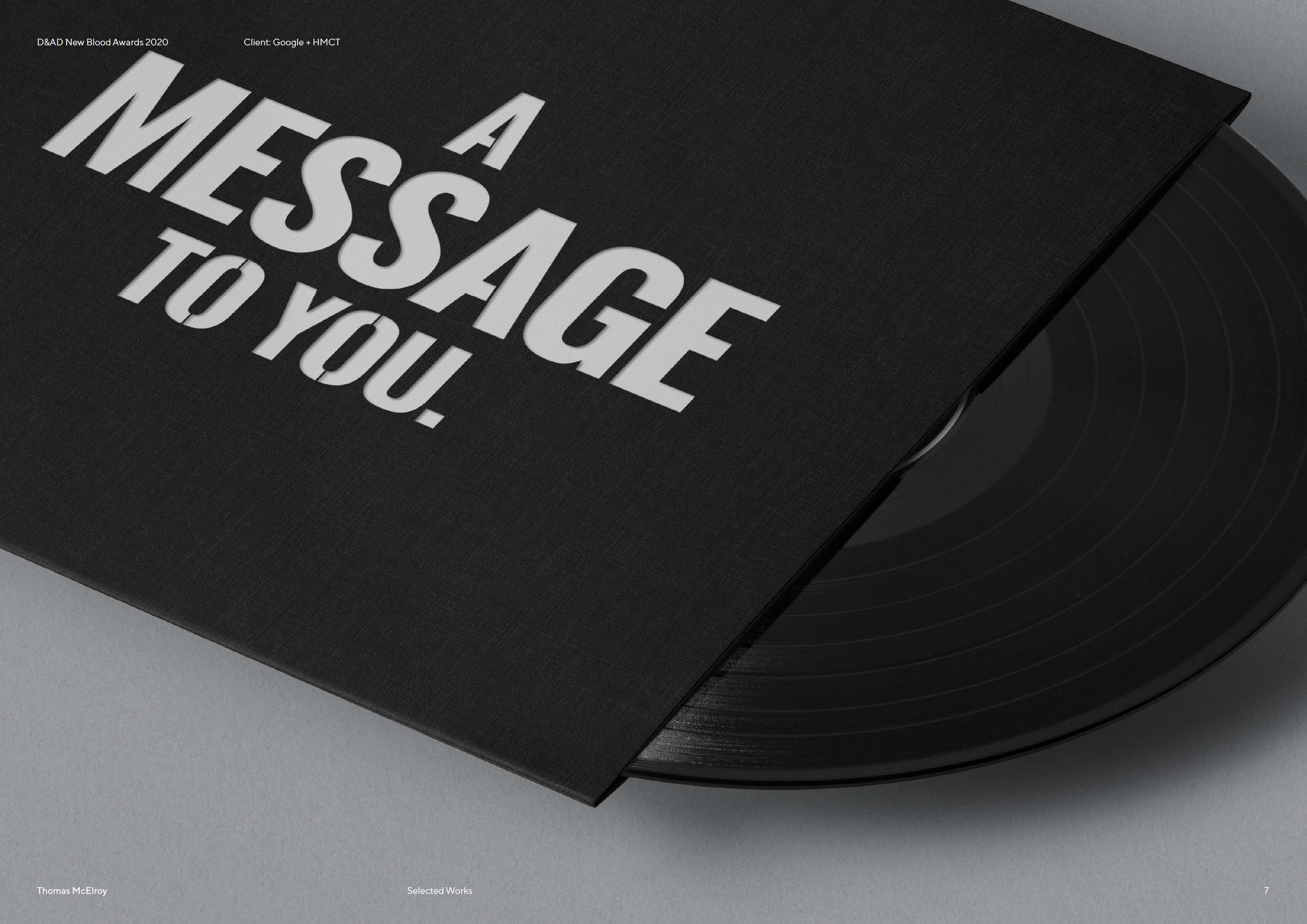 A Message To You by Thomas McElroy