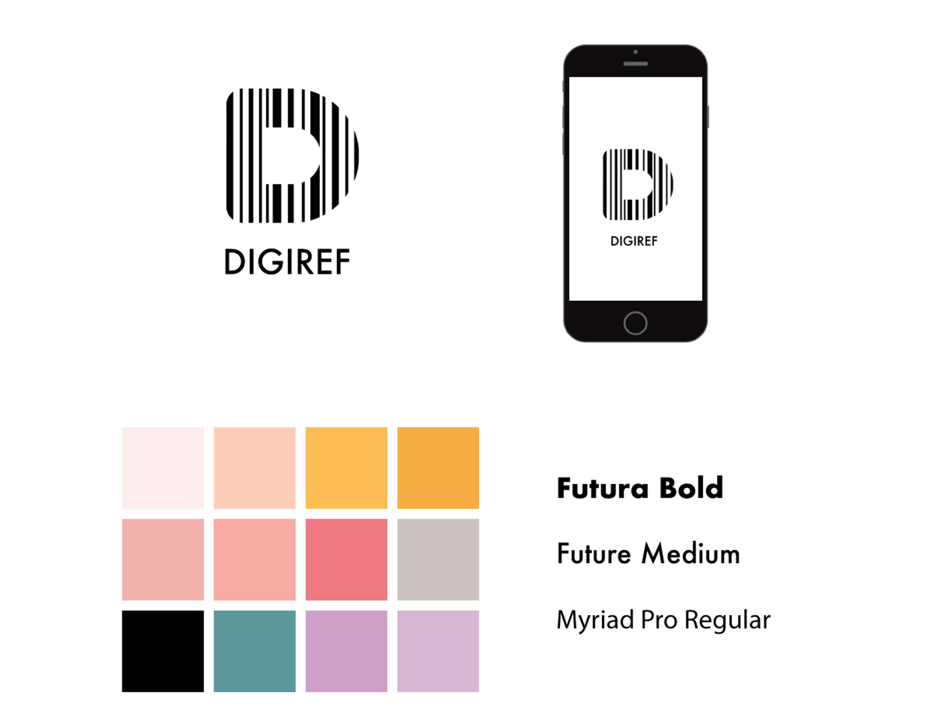 DIGIREF App Prototype by Oxana Inkina