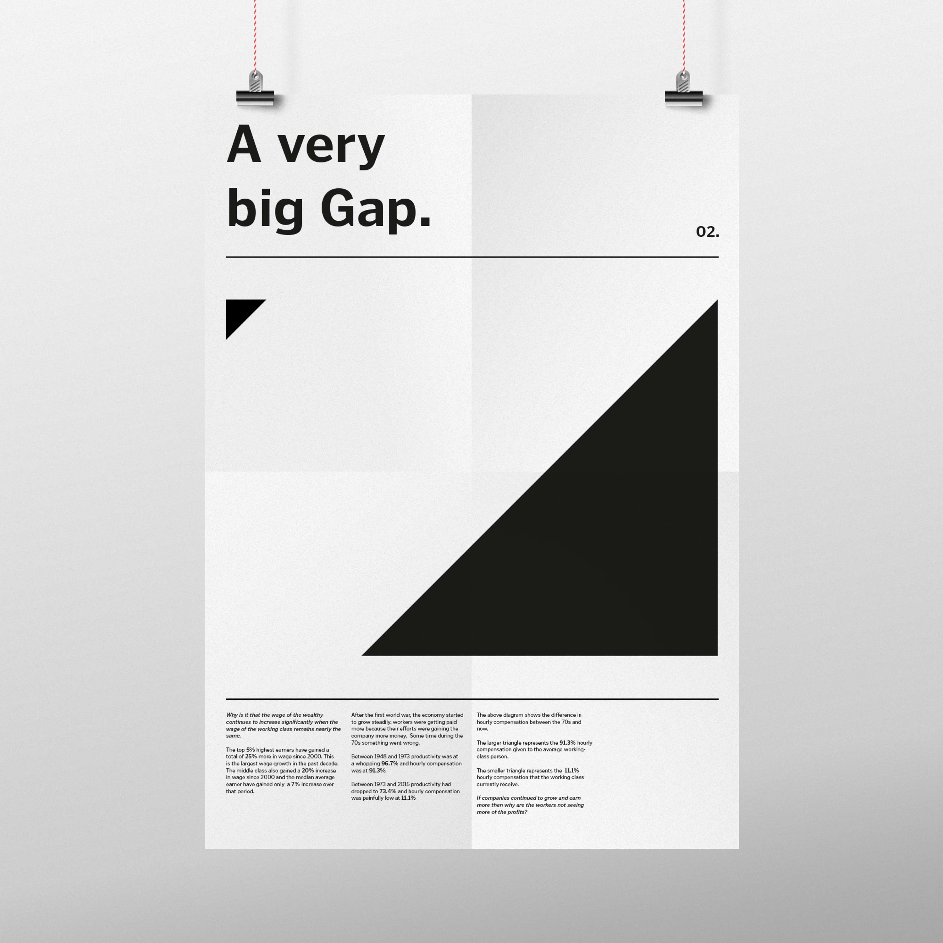 Wealth Hogging poster series by Tam Izzett