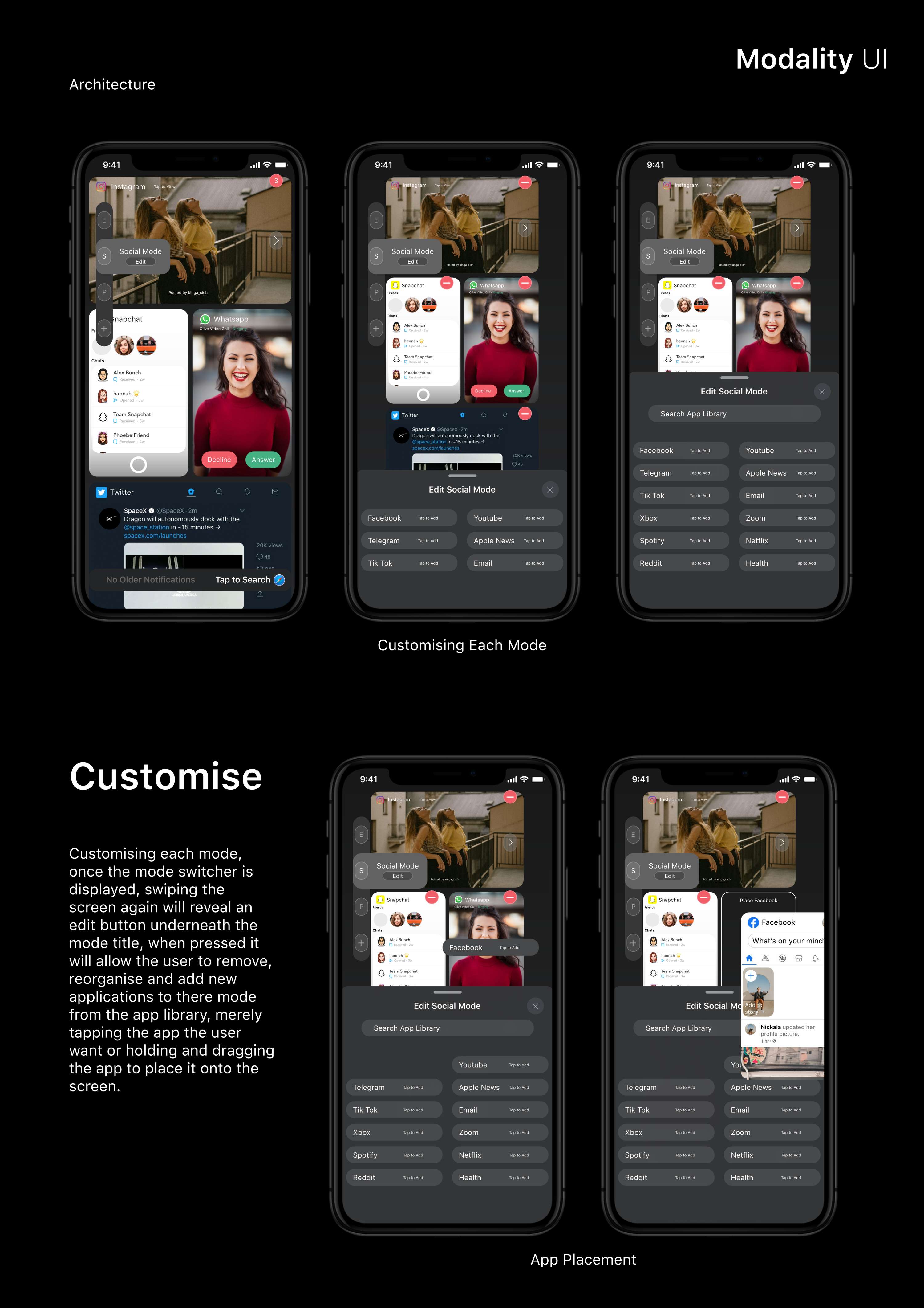 Modality UI by Dalton Friend