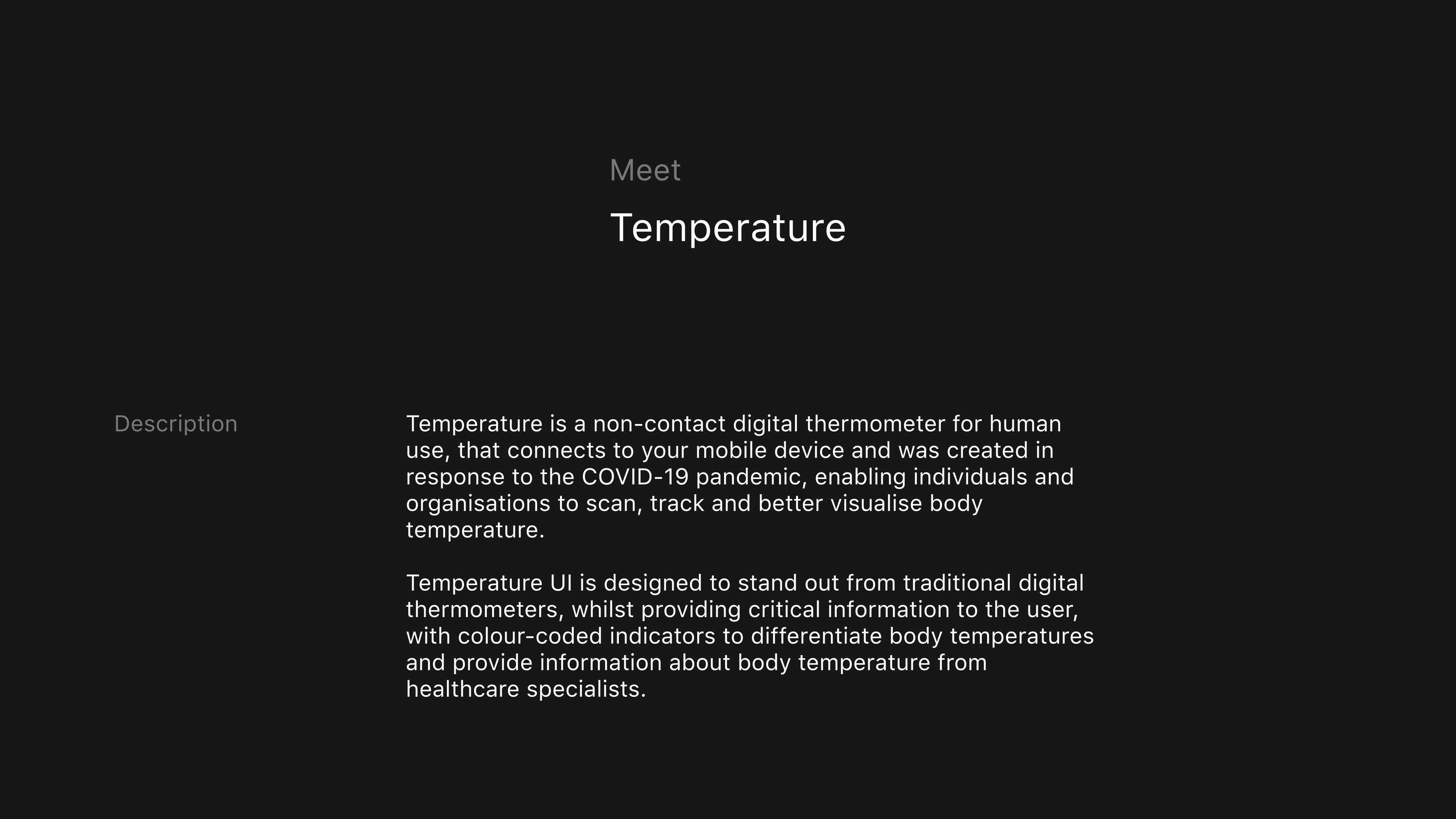 Temperature by Dalton Friend