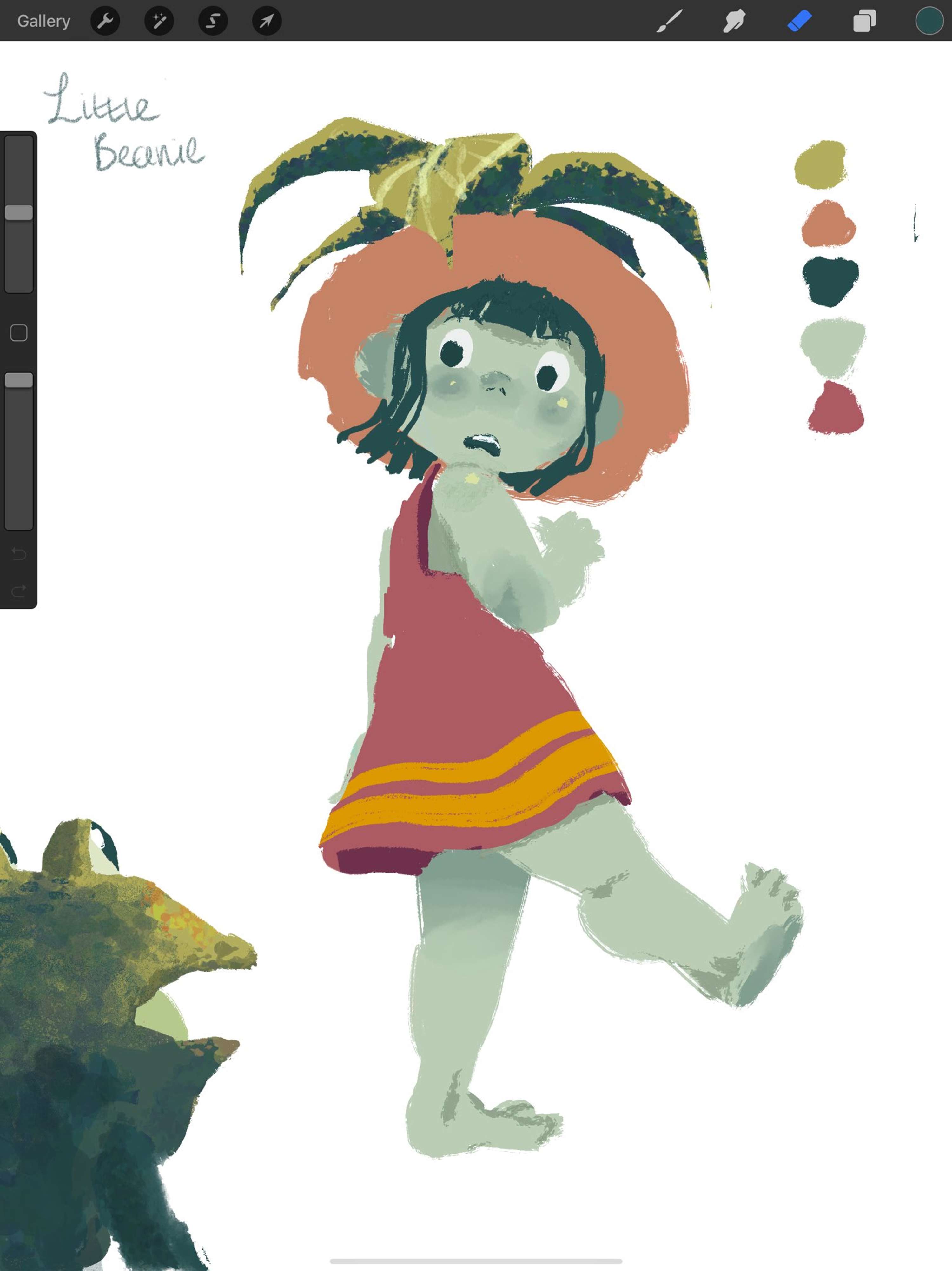 Character Design - Little Beanie by Lily Beer-Doblon
