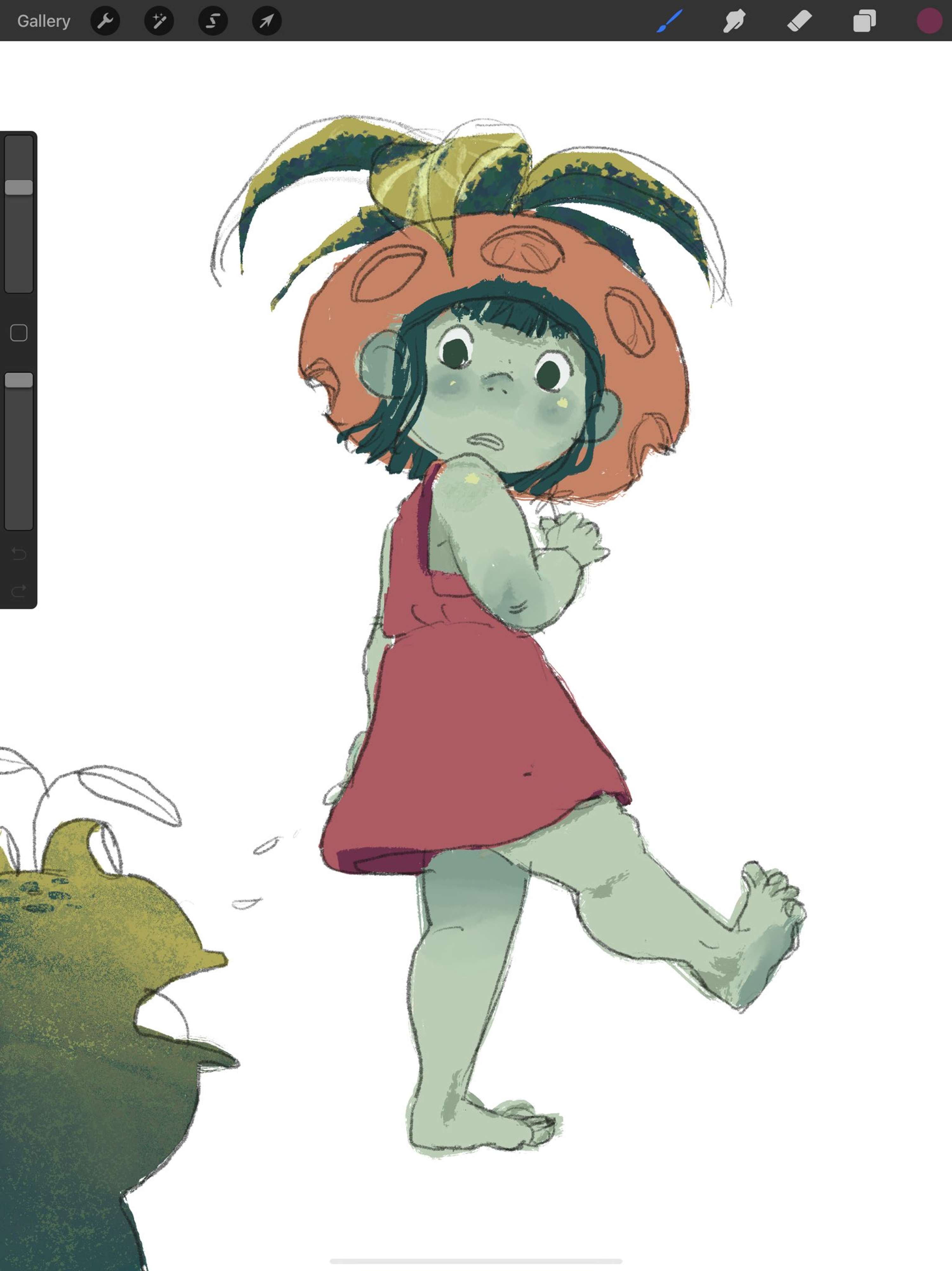 Character Design - Little Beanie by Lily Beer-Doblon