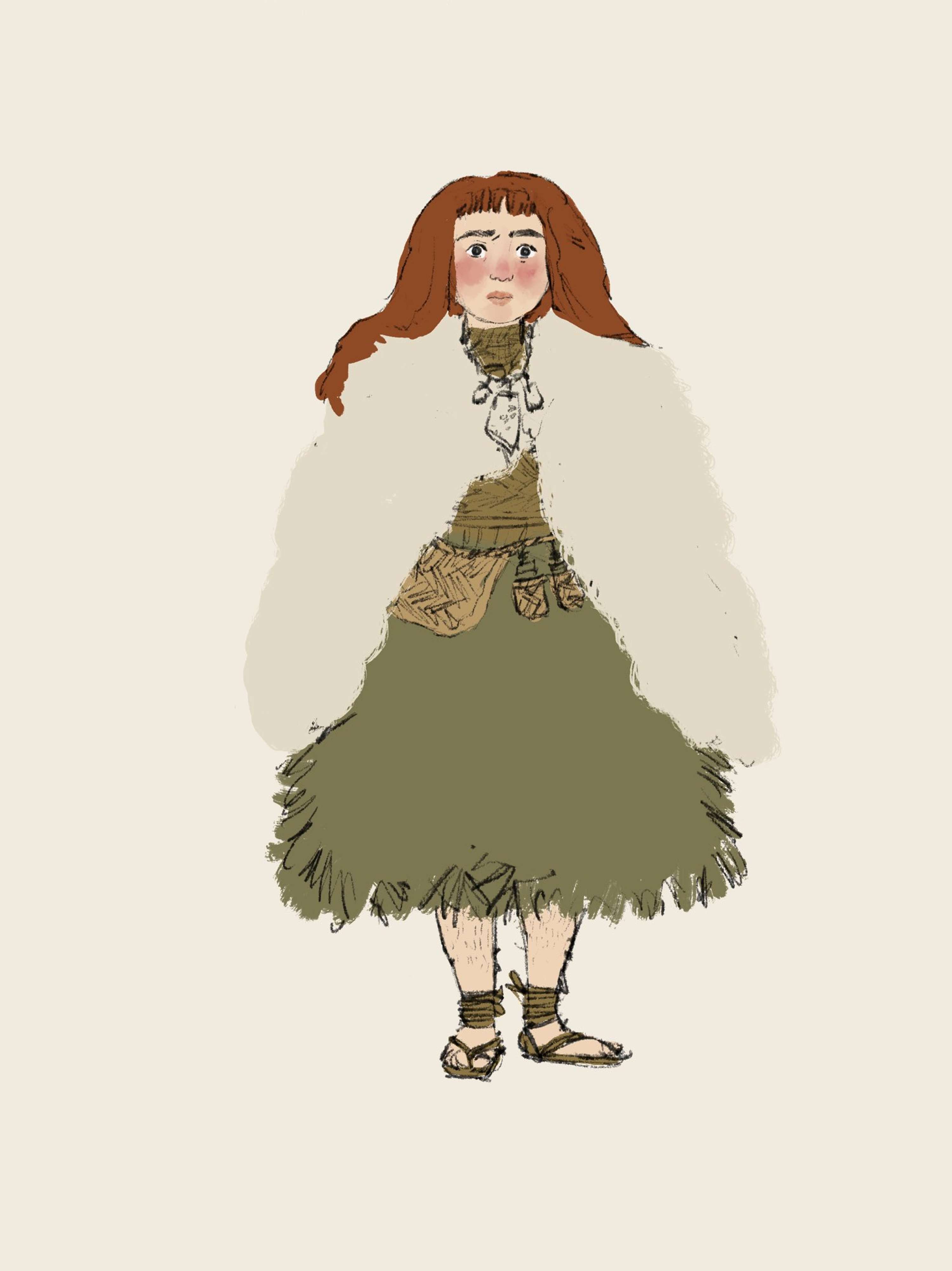Character Design - Ceridwen by Lily Beer-Doblon