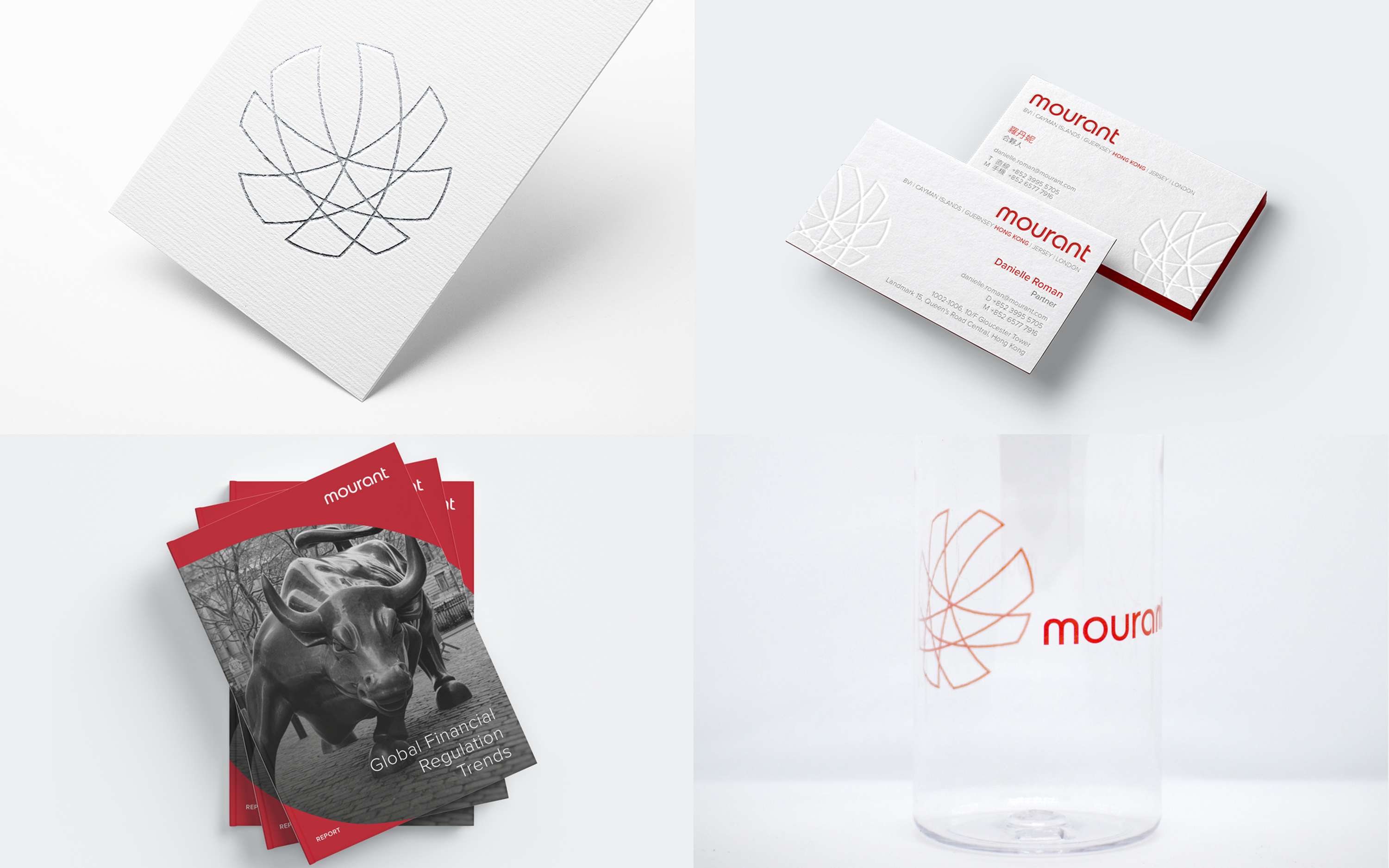 Mourant - a new identity by Gaia Fontana