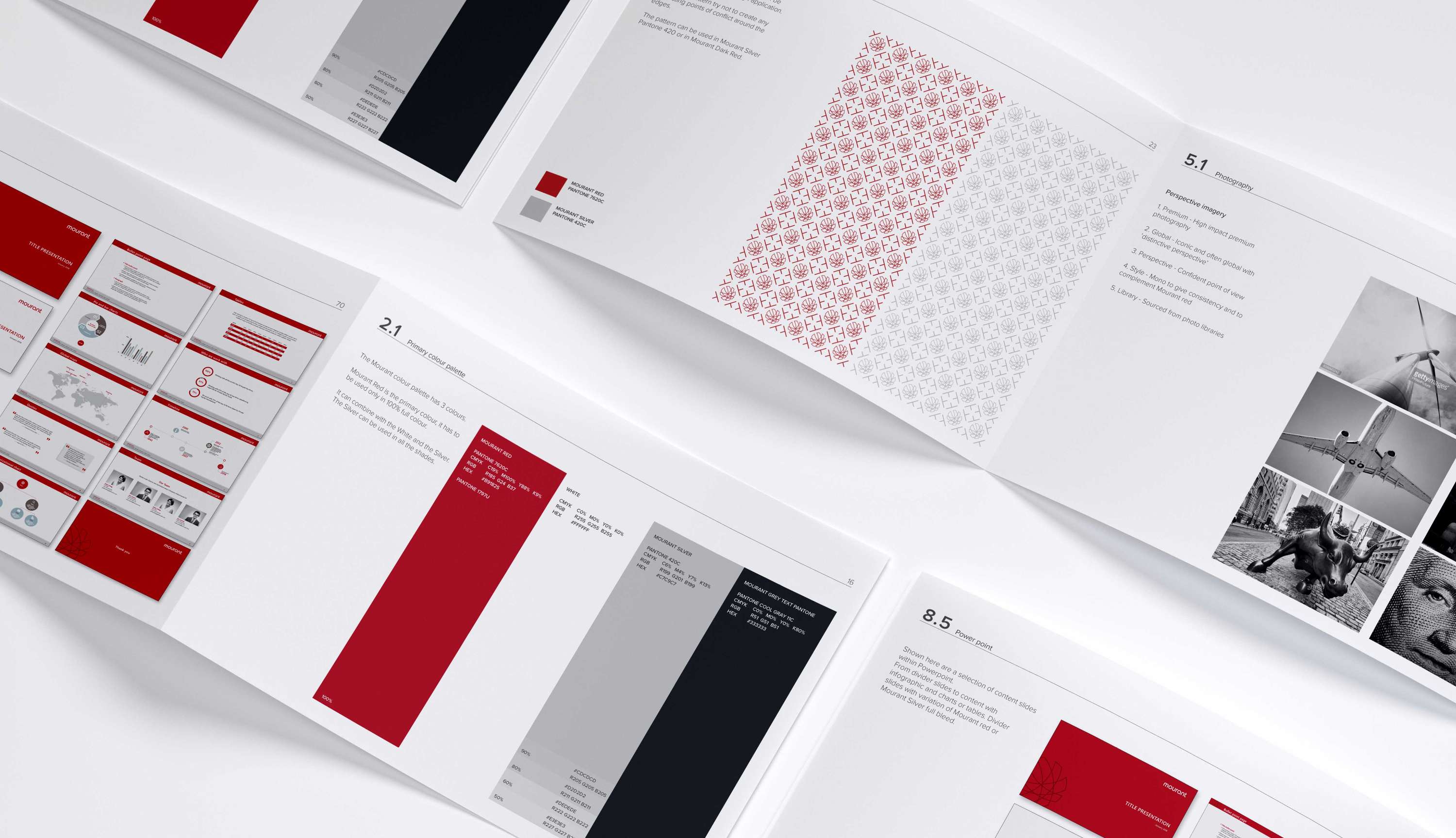Mourant - a new identity by Gaia Fontana