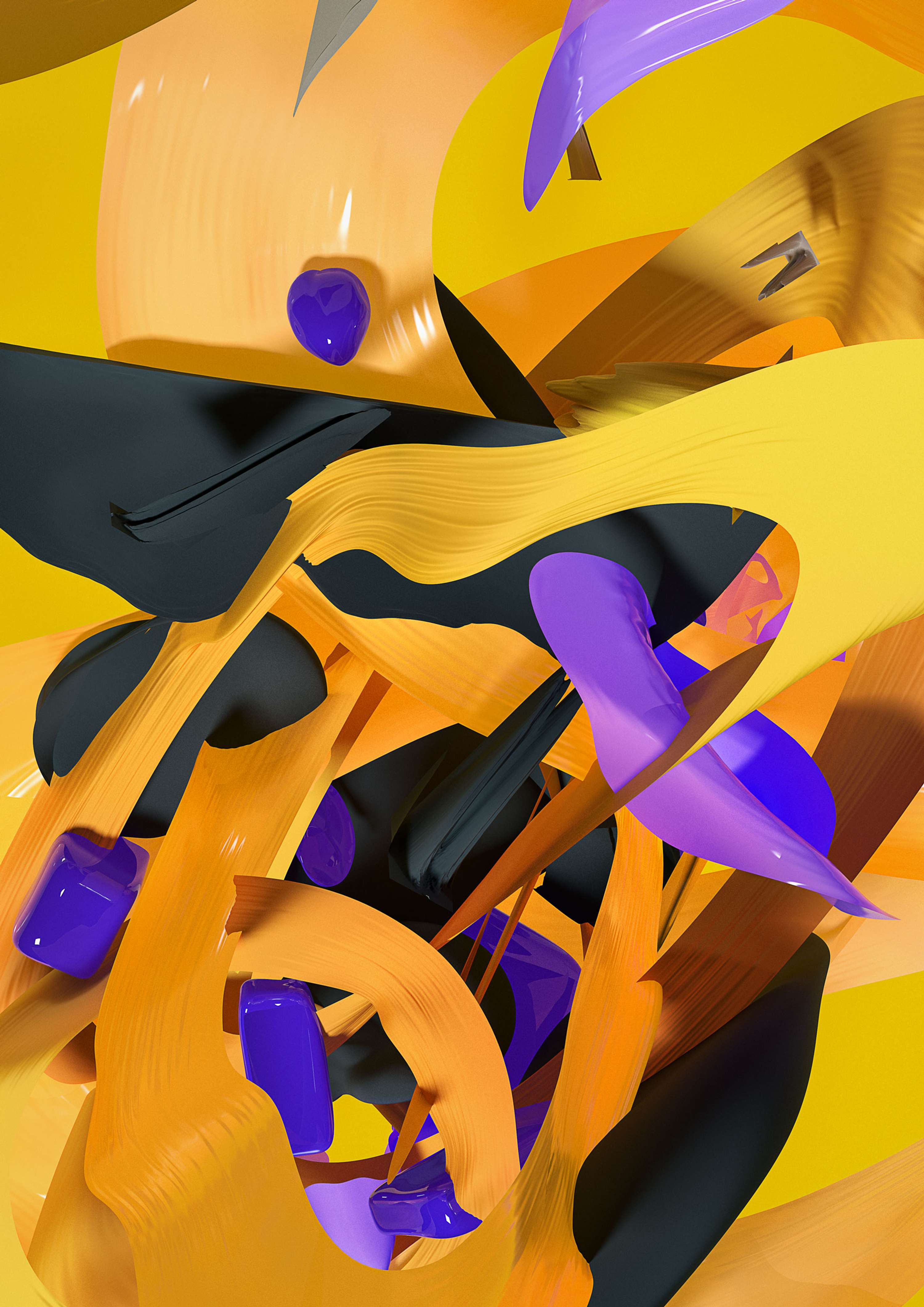 Abstract and Generative Digital Paintings by Fabio Catapano