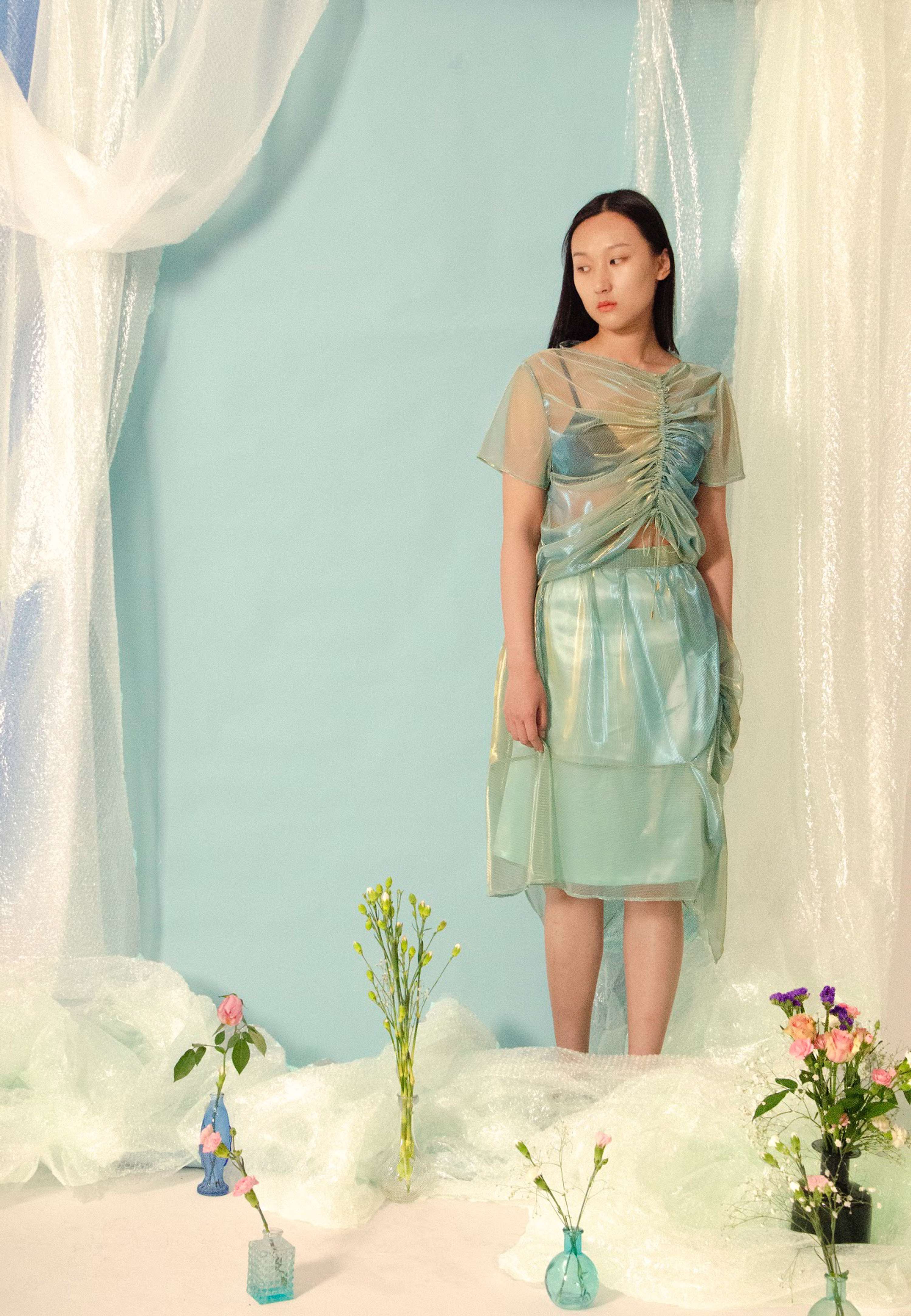 Steven Tai SS20 tops collection shoot by Weronika Adkonis