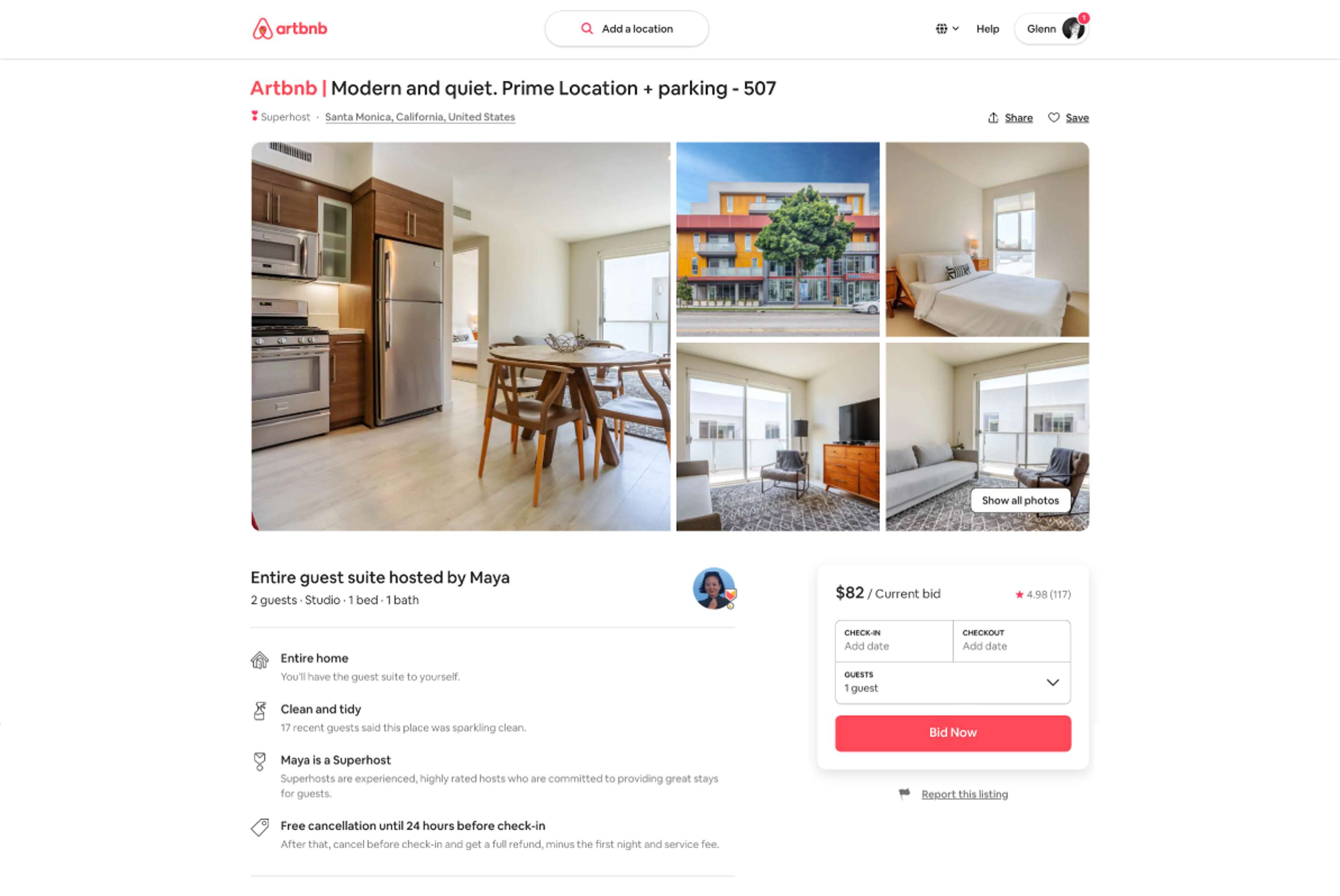 Artbnb by Glenn Van Den Herrewegen