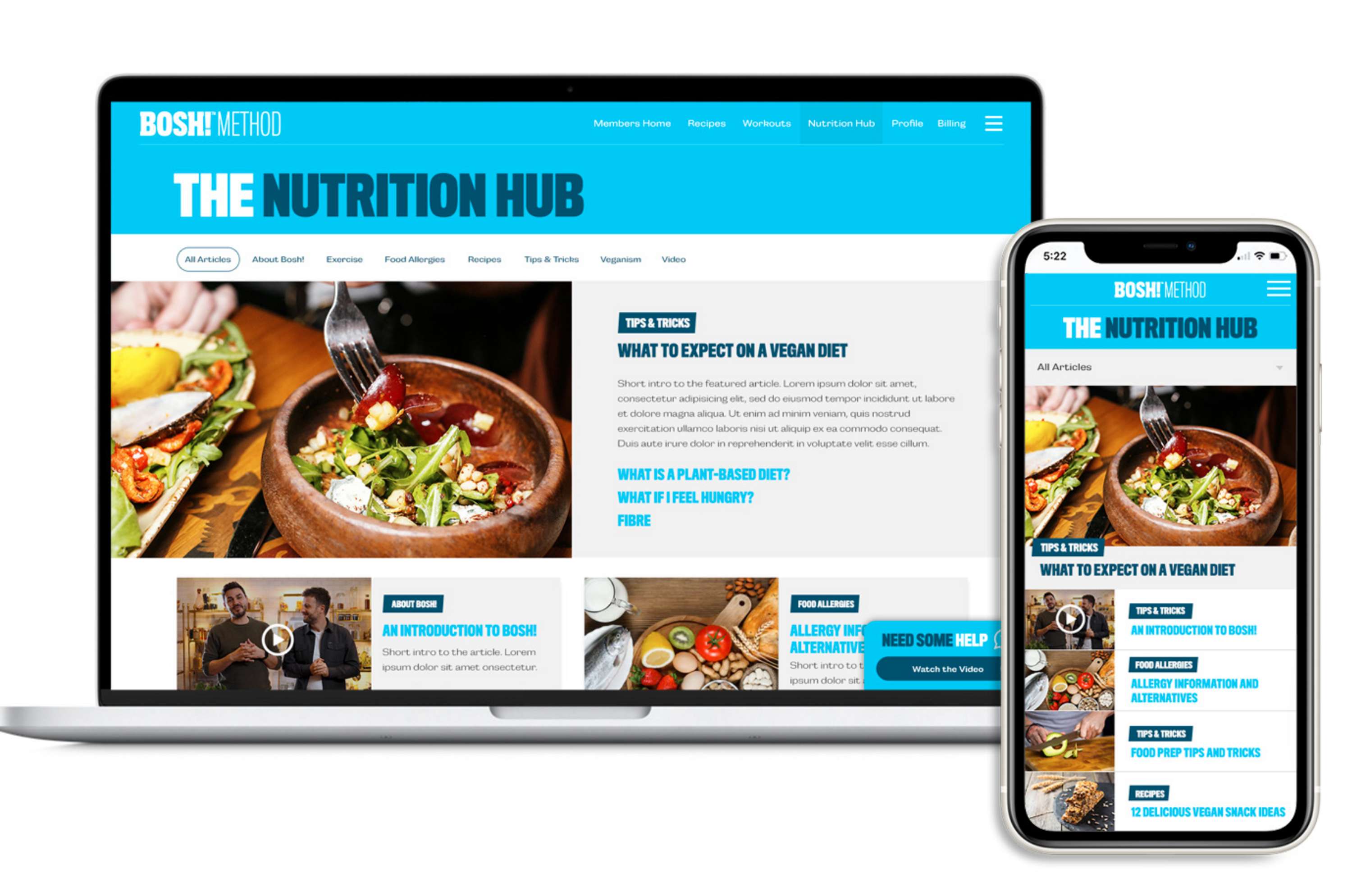 BOSH! Method digital platform by Ollie Bower
