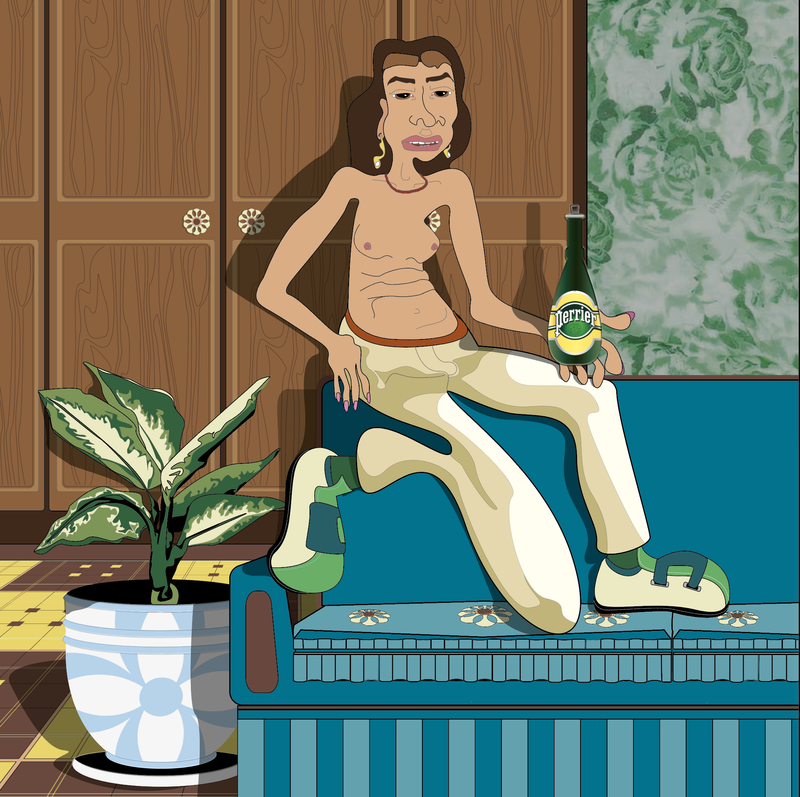 Bereft she sat there all afternoon. A witness to her own a thinking. by Doris Mari Demetriadou