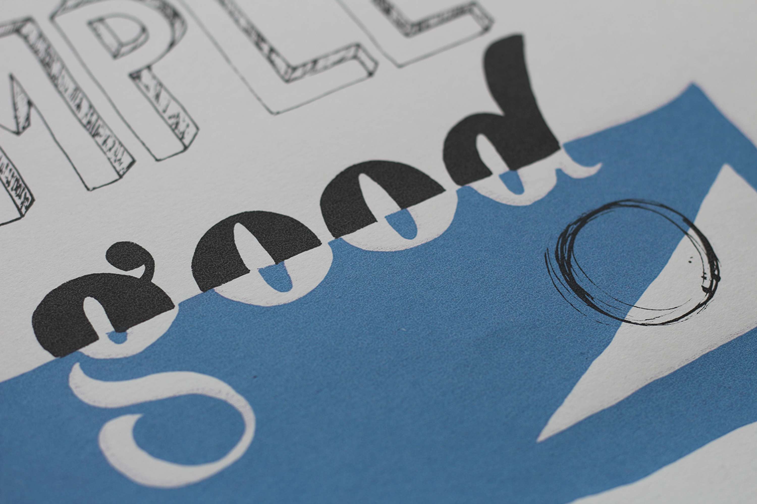 Simple is Good Screen Prints by Rhianne Connelly