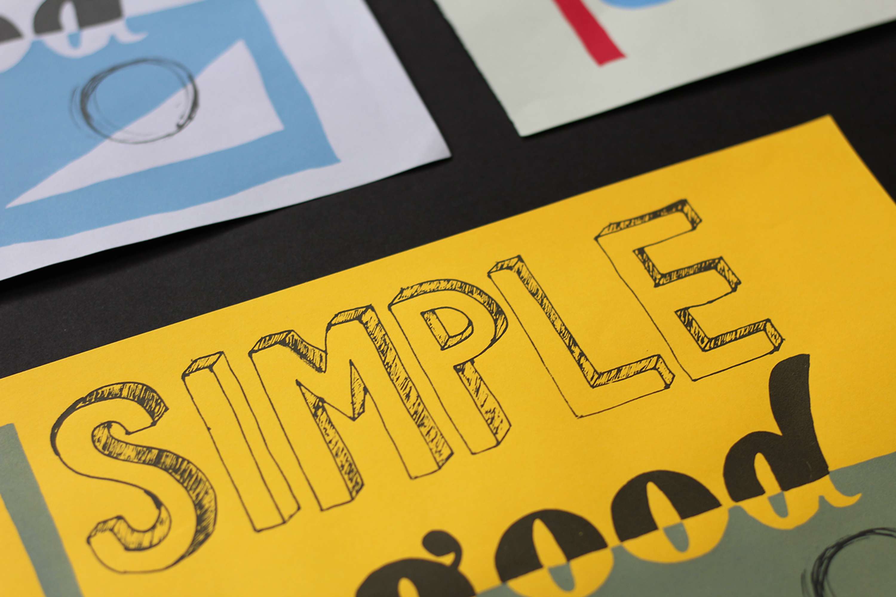 Simple is Good Screen Prints by Rhianne Connelly