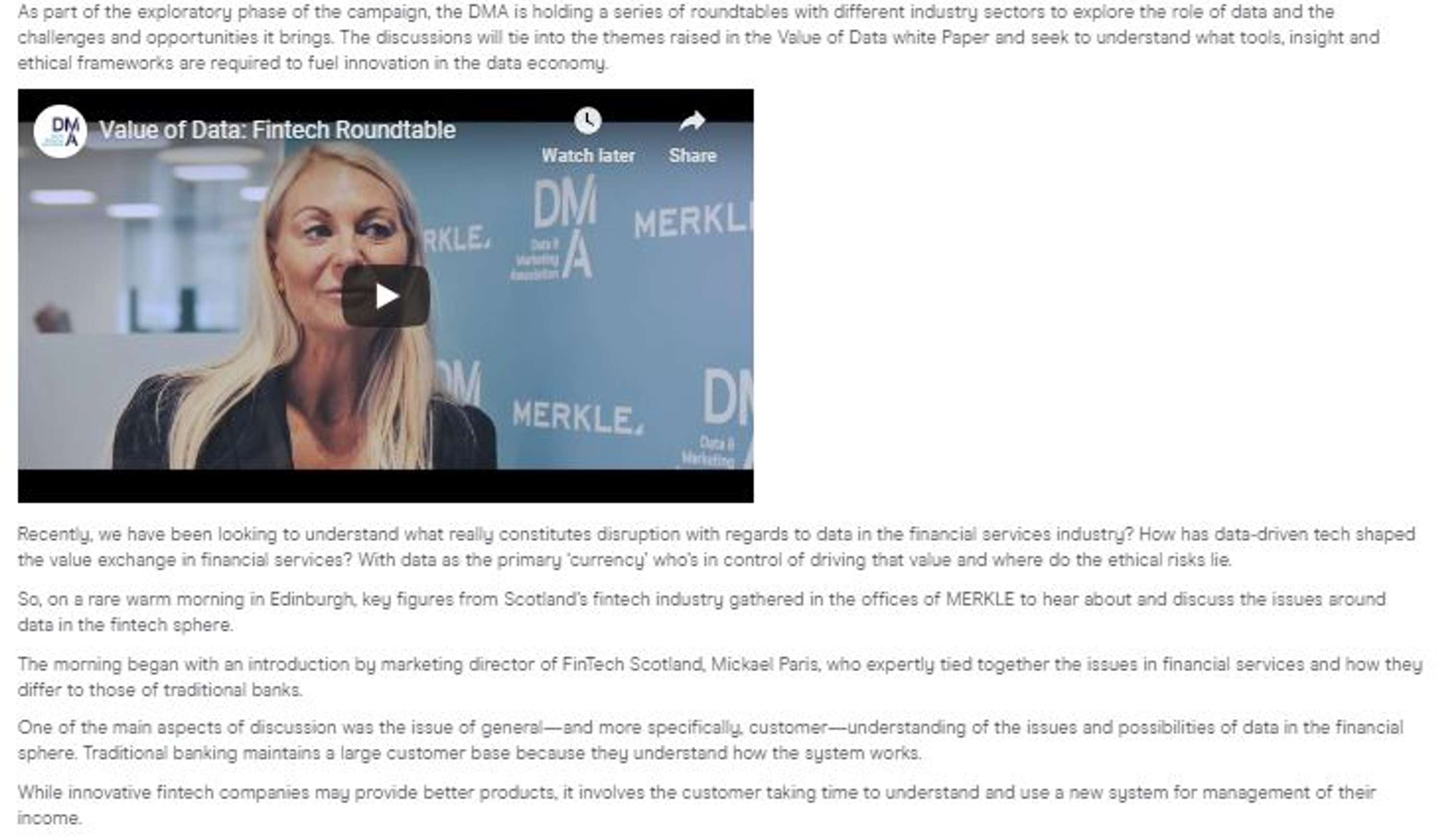 DMA - Fintech Round-Up by Lauren Jobling