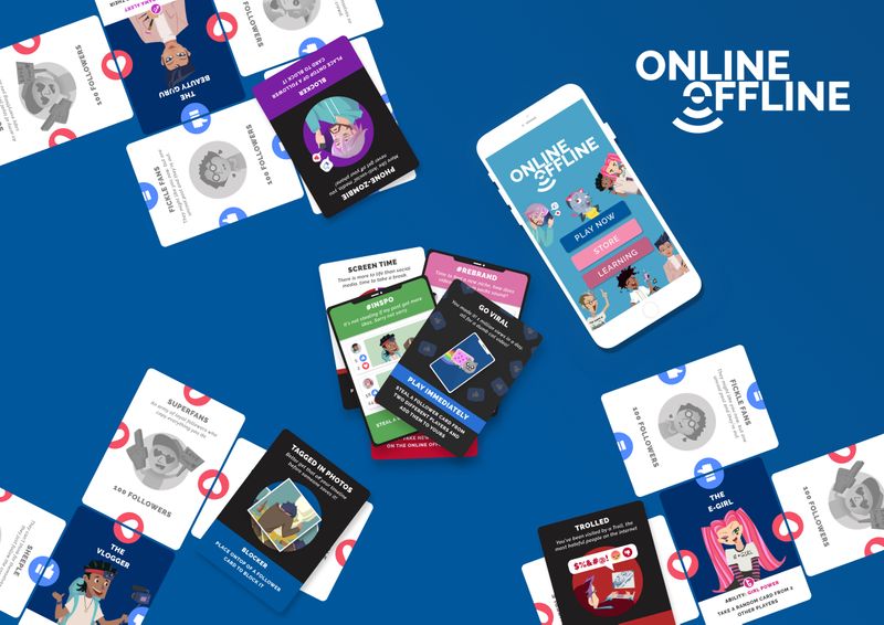 Online Offline : game about social media by Ruksana Shaukat Jali