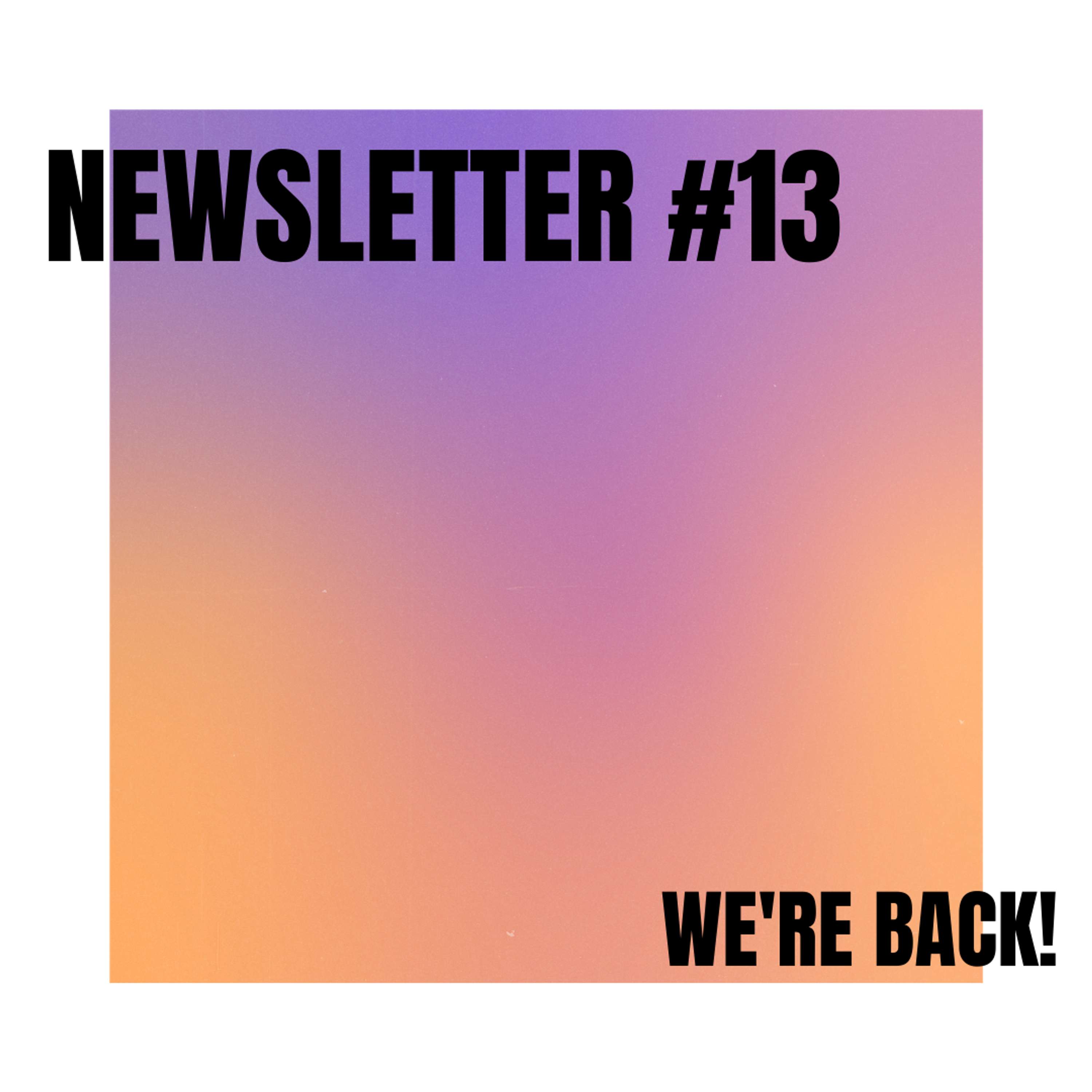 S* I LIKE NEWSLETTER 13 by Isabel Sachs