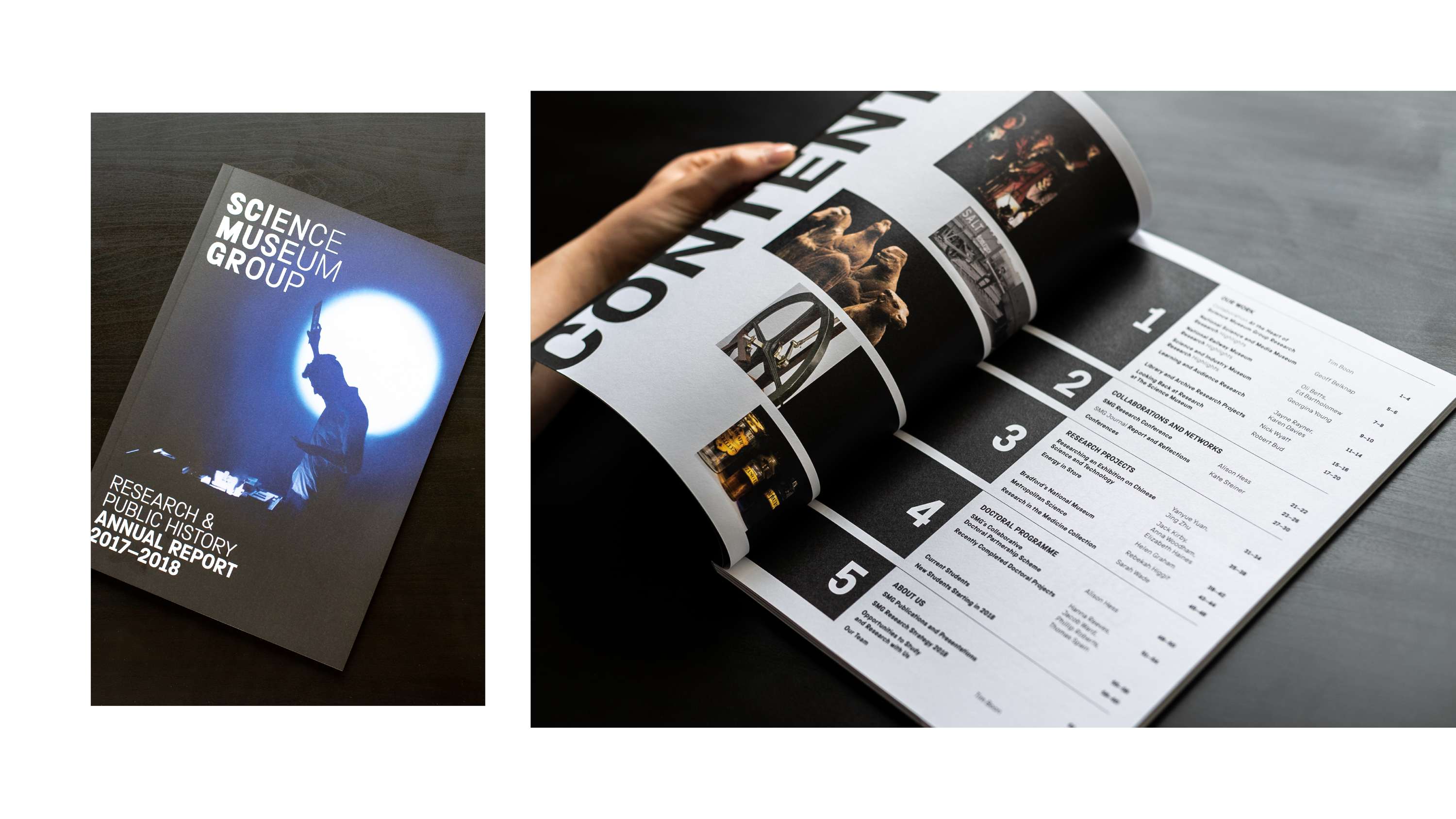 Science Museum Annual Report Redesign by Abigail Green