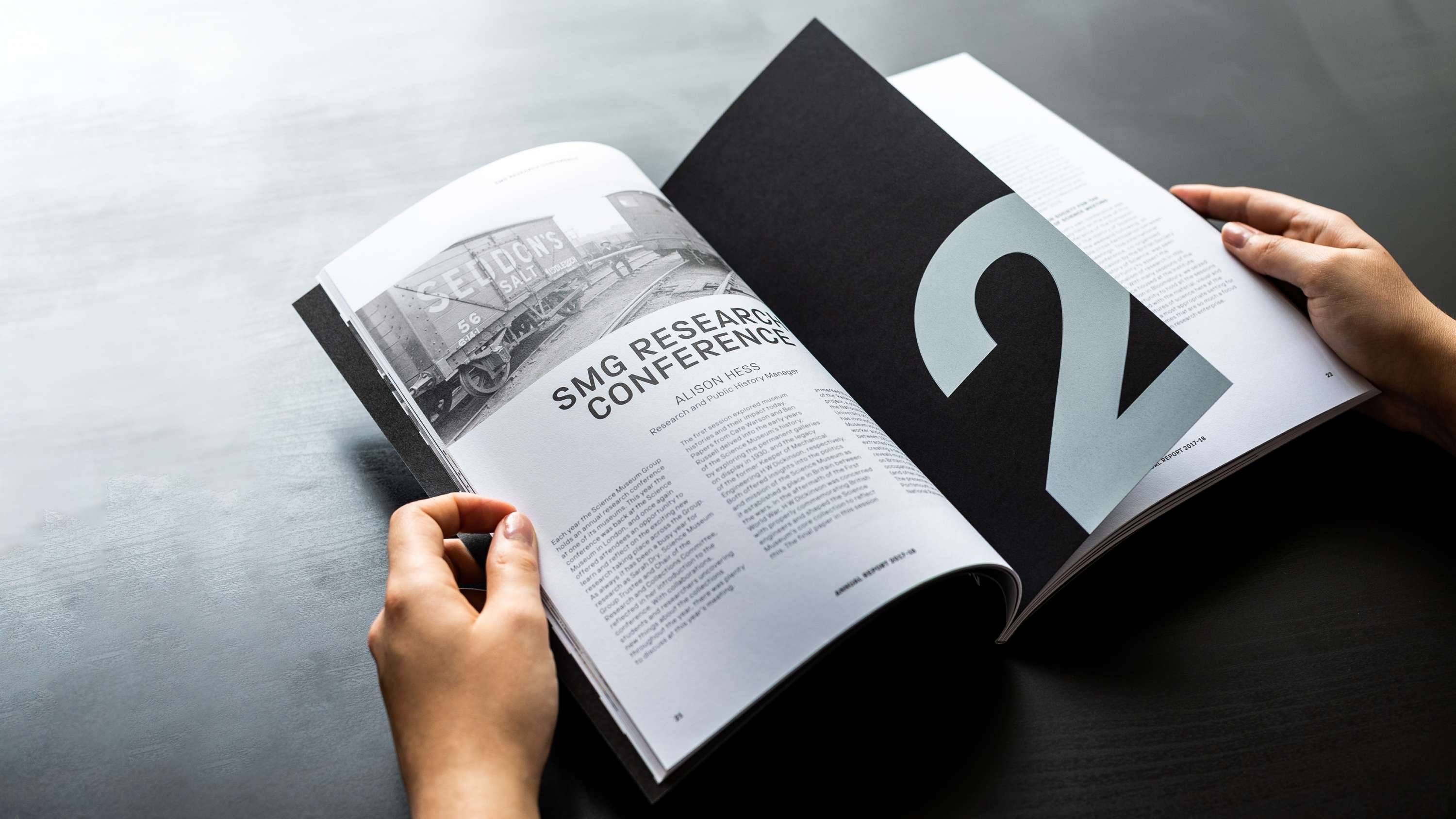 Science Museum Annual Report Redesign by Abigail Green