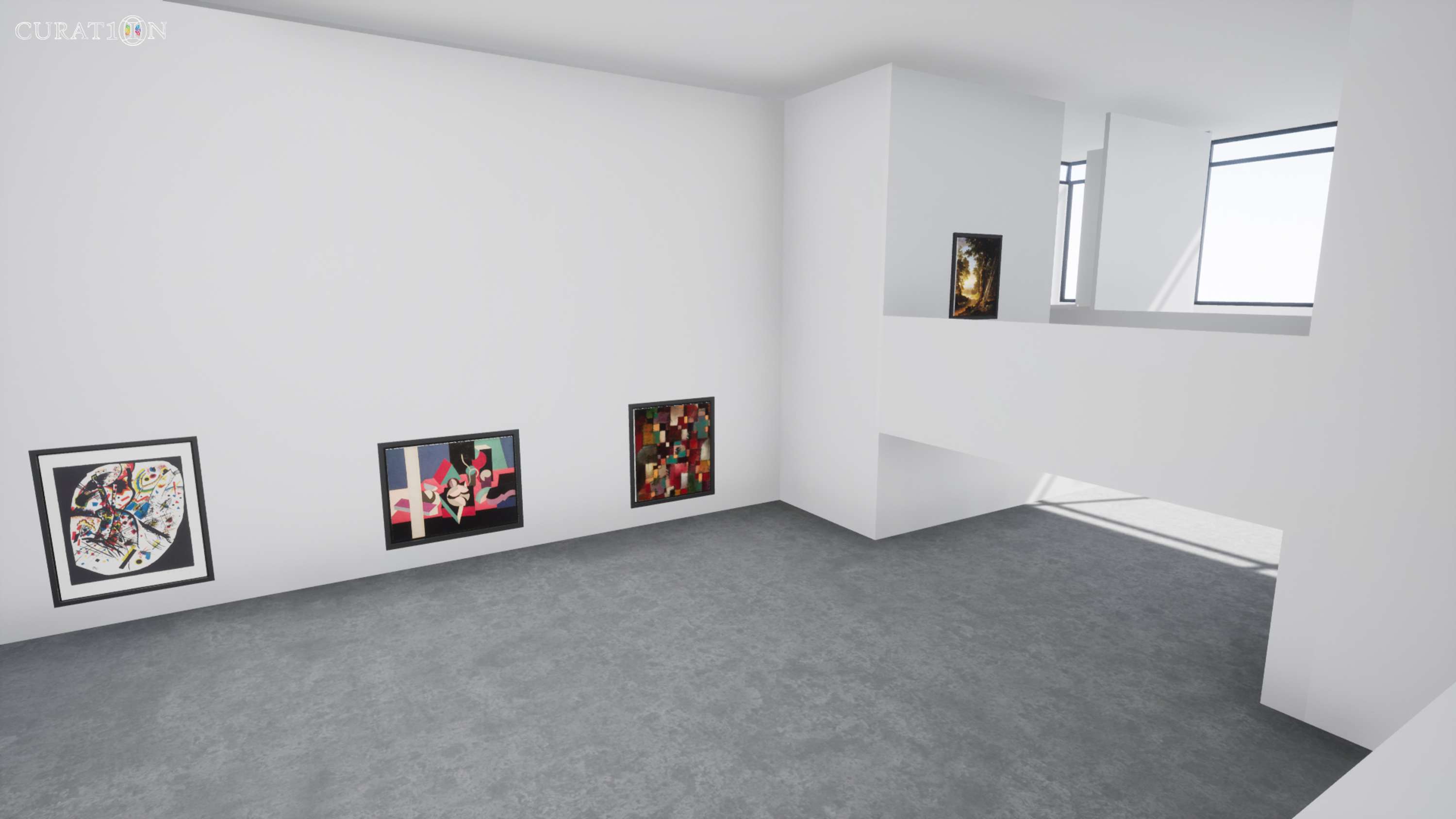 White Space - Virtual Gallery (2018) by Curat10n