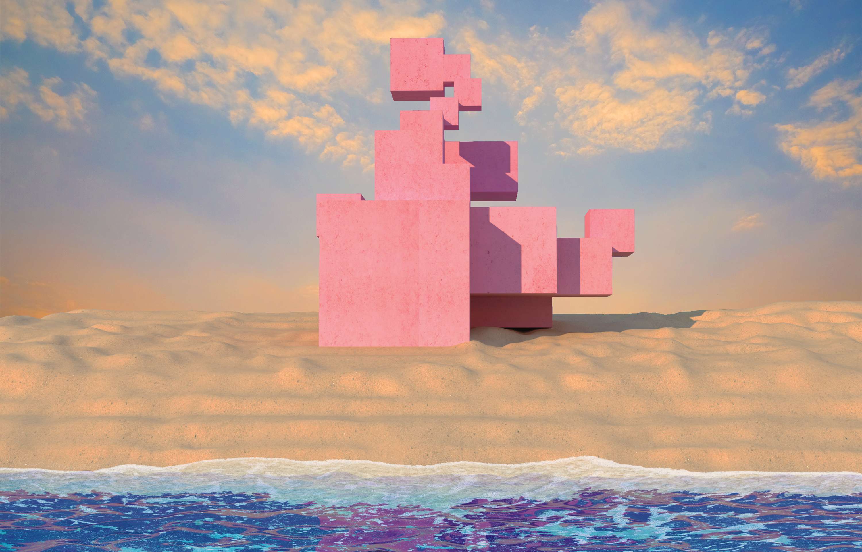 Dream scape visuals - 3D render art by Harry Hope-Morley
