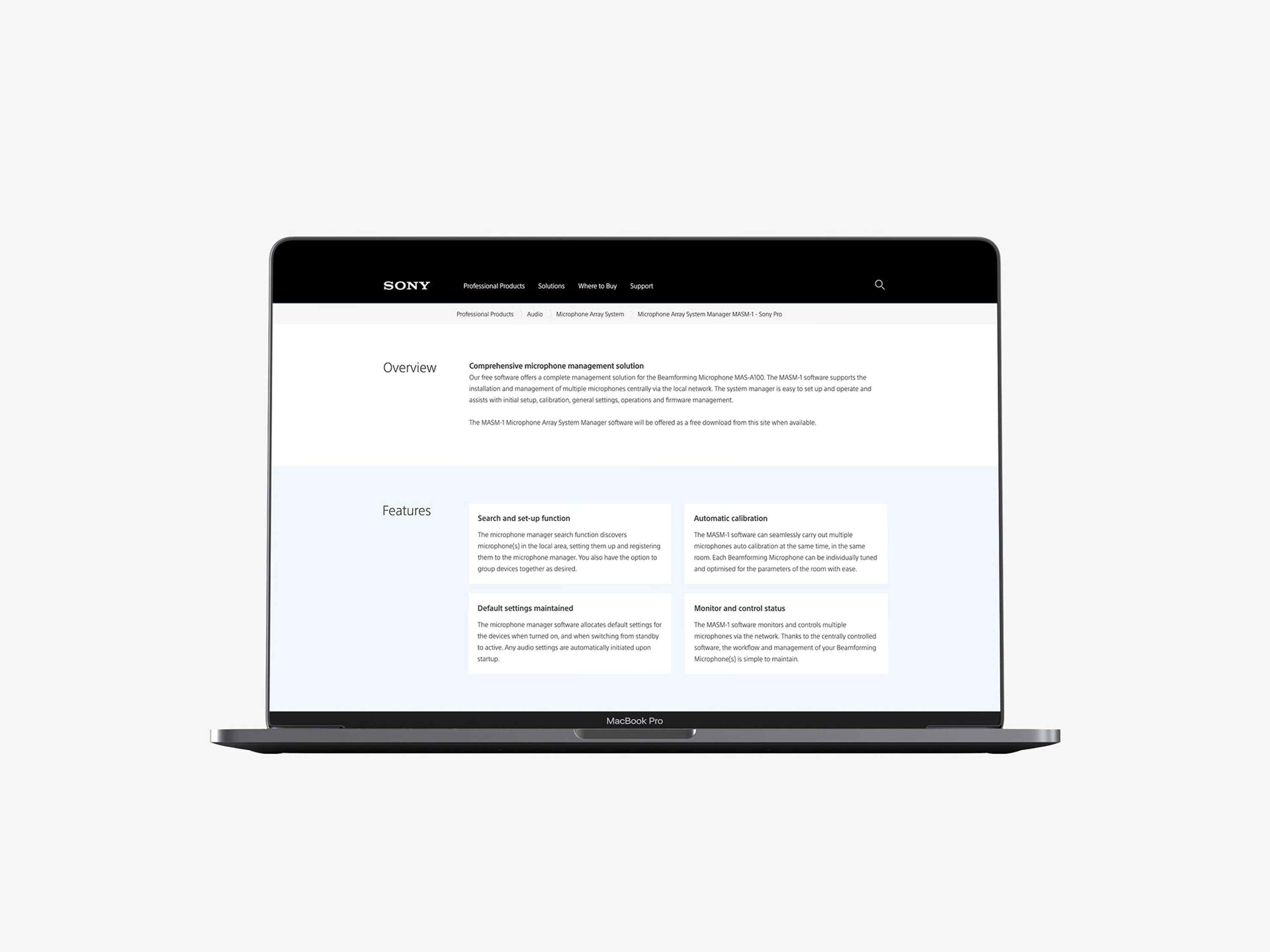 Microphone Array System - Sony - Copywriter by Alice Woodward