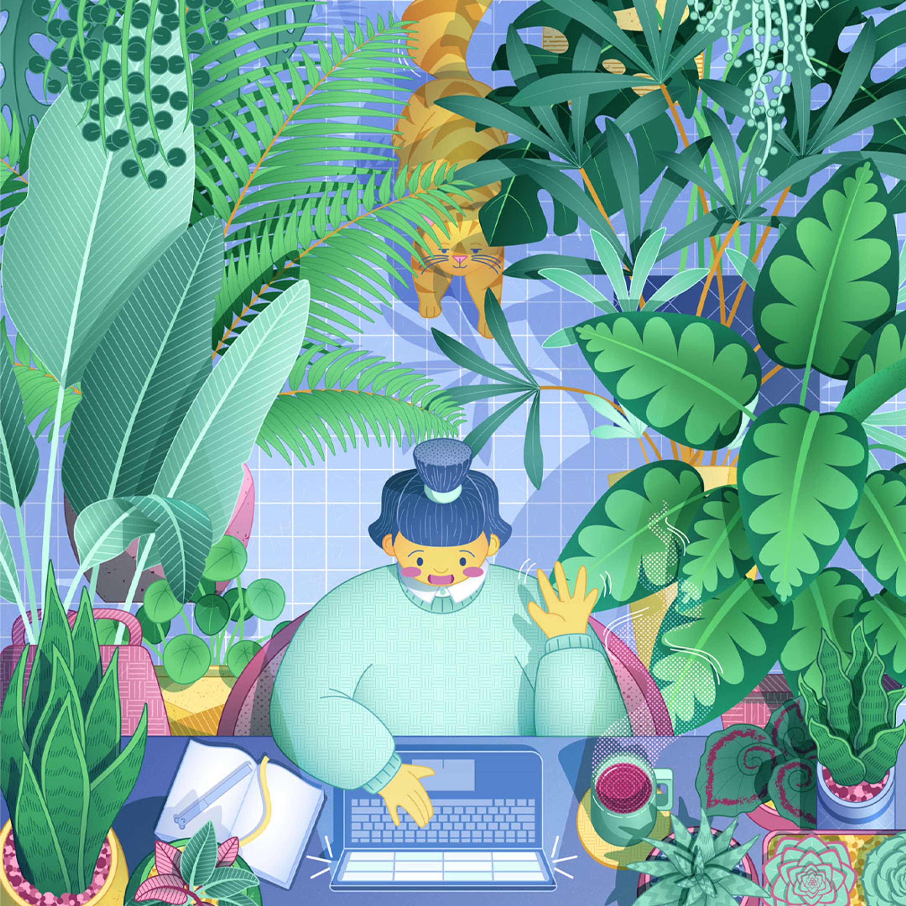 Welcome to the (indoor) Jungle by Amanda Lima