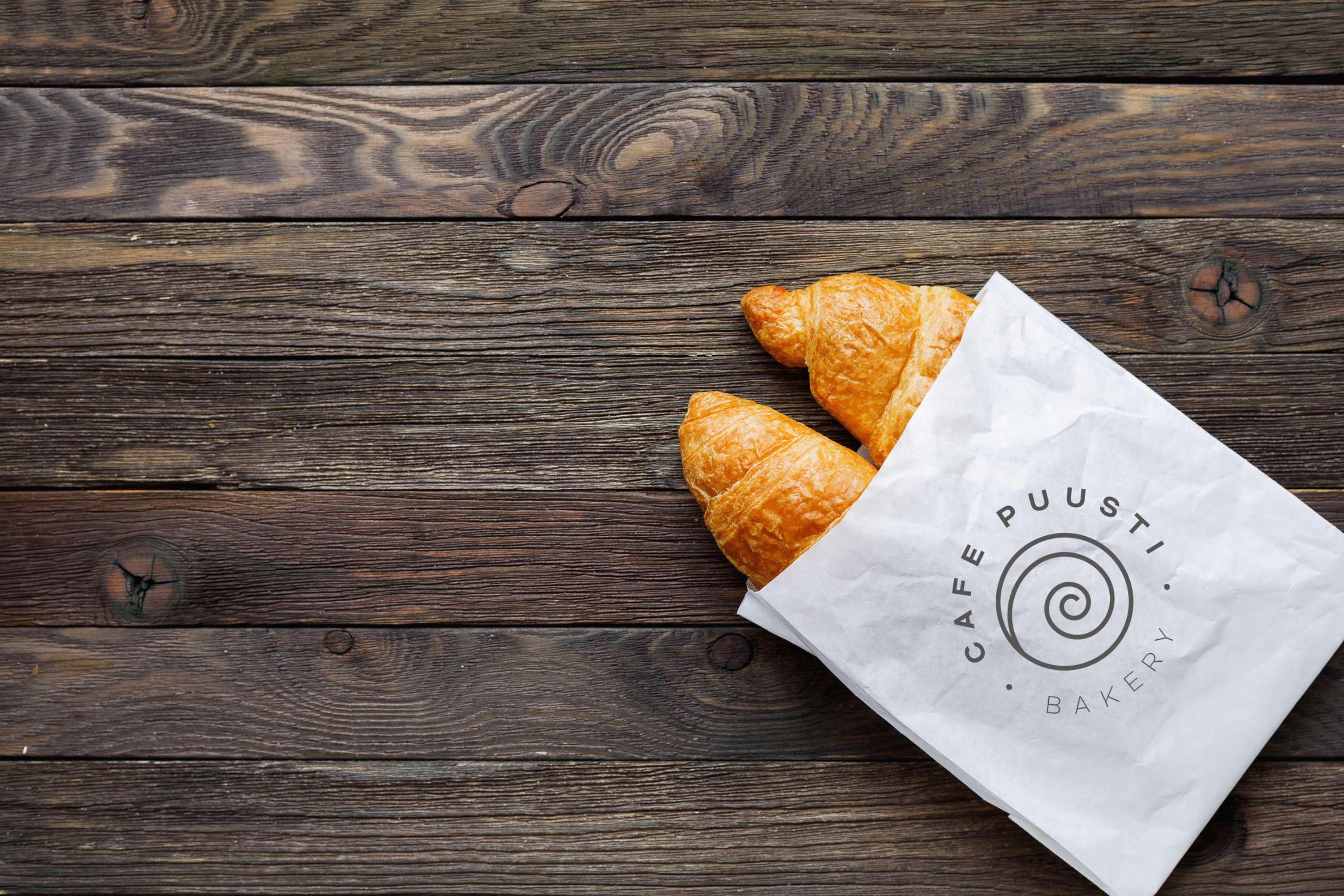 Cafe Puusti branding by Richard Littler
