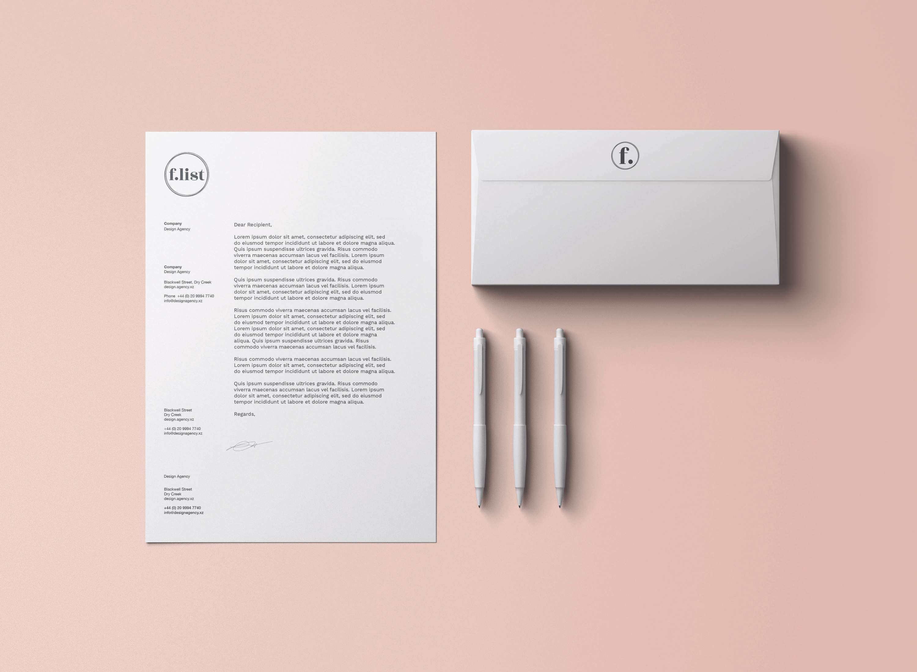 The F-List Brand Identity by Sharni Beere