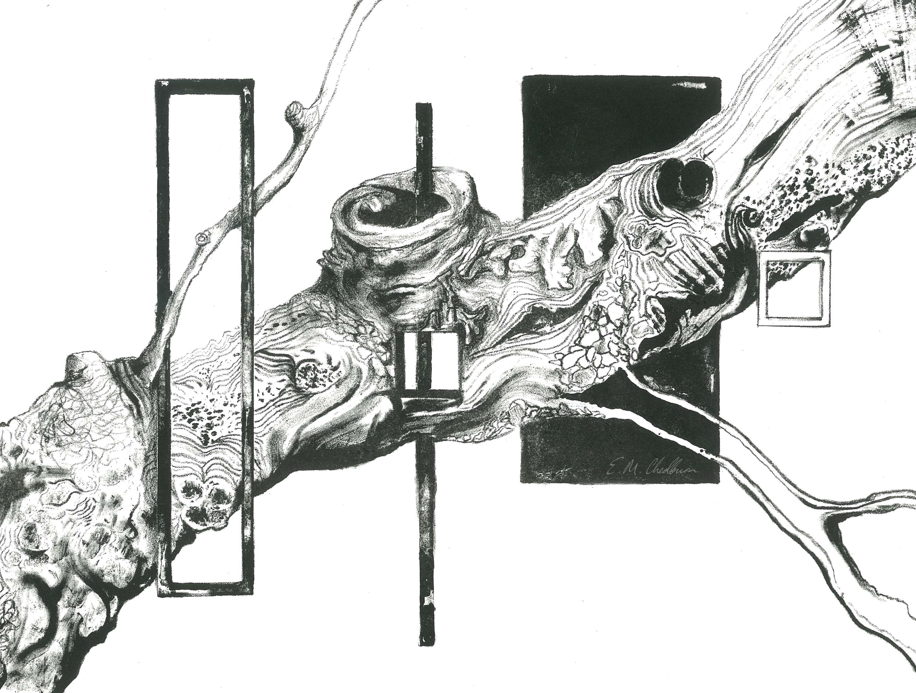 Printmaking: Geometric Shapes and Natural Forms by Ella Chedburn