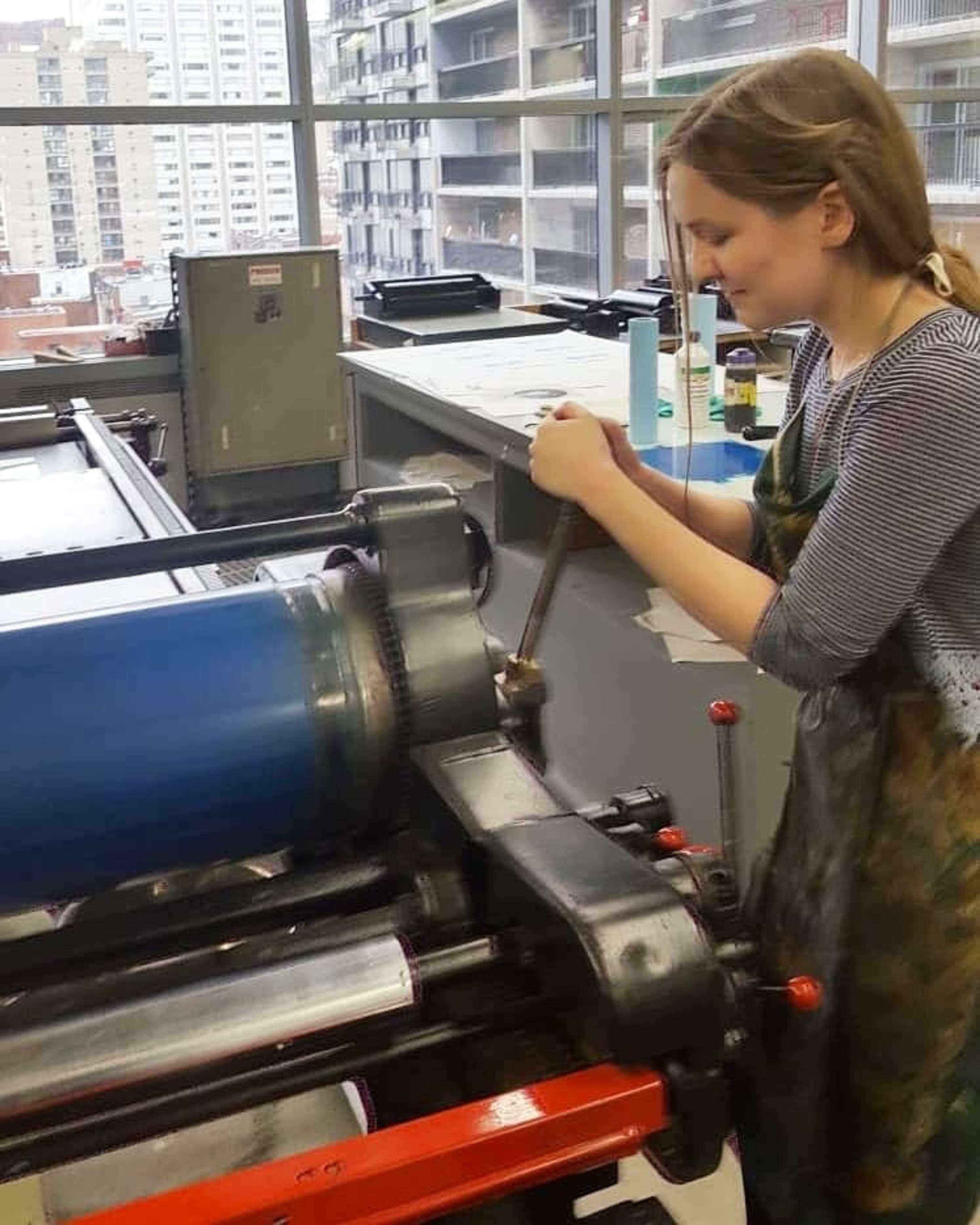 Printmaking: Geometric Shapes and Natural Forms by Ella Chedburn