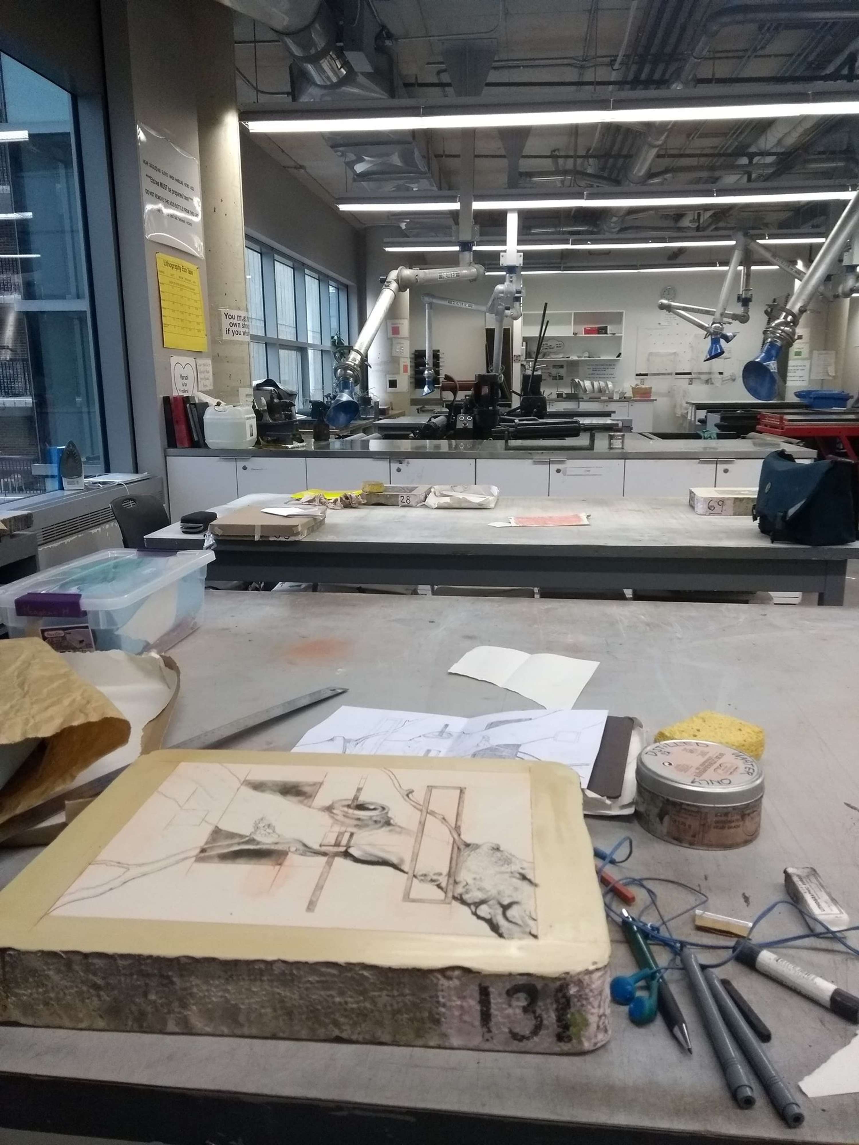 Printmaking: Geometric Shapes and Natural Forms by Ella Chedburn
