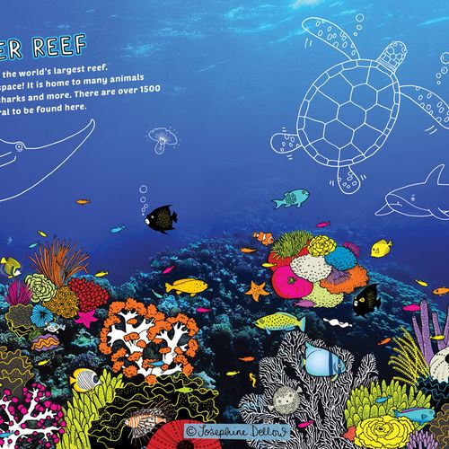 My Big Write and Draw Journal: Ocean Underworld Drawing Journal. Whales and  Jellyfish Marine sea Life Sketch Story Book for kids age 8-12, for school   11 inches. (Underwater Sealife Smart Books) 