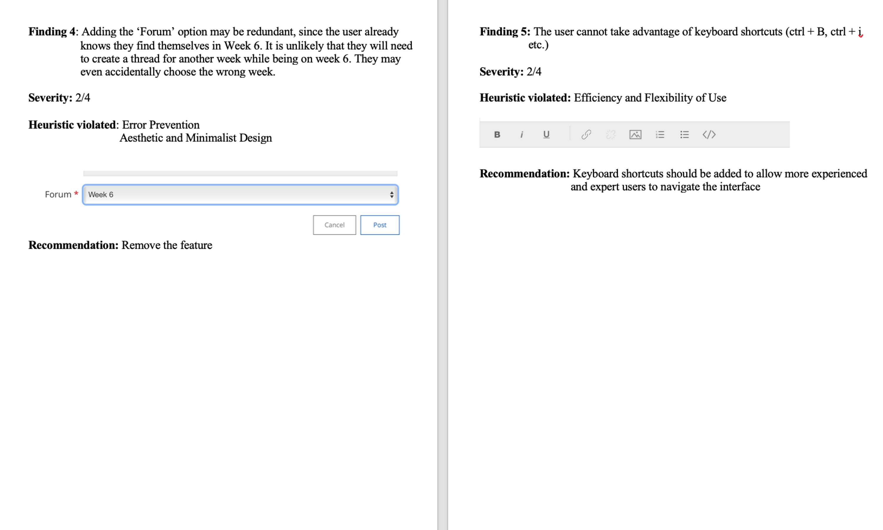 Heuristic Evaluation Report by Dimitra Zafeiri
