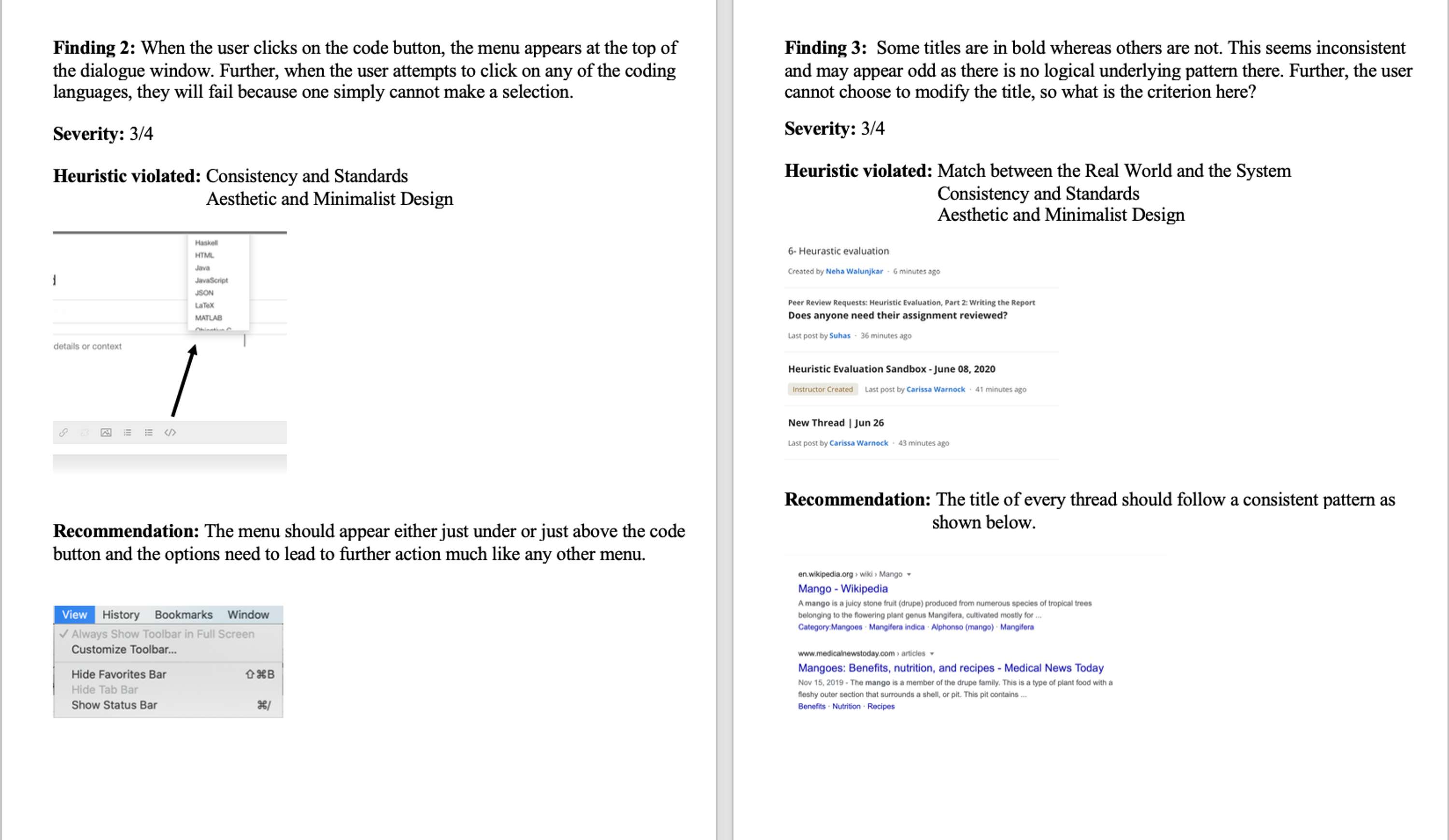 Heuristic Evaluation Report by Dimitra Zafeiri
