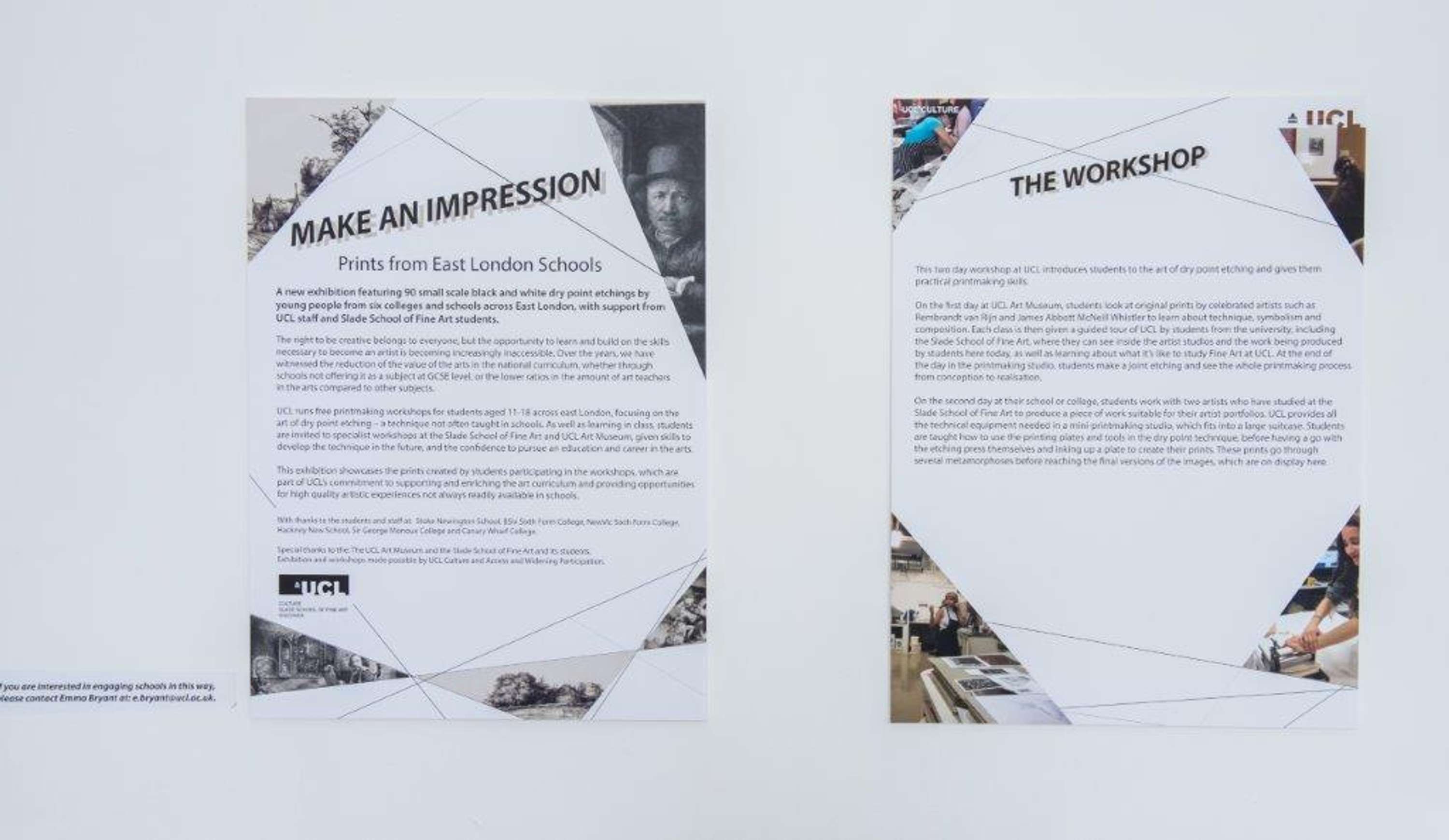 Make an Impression - Prints from East London schools by Edinam Edem-Jordjie