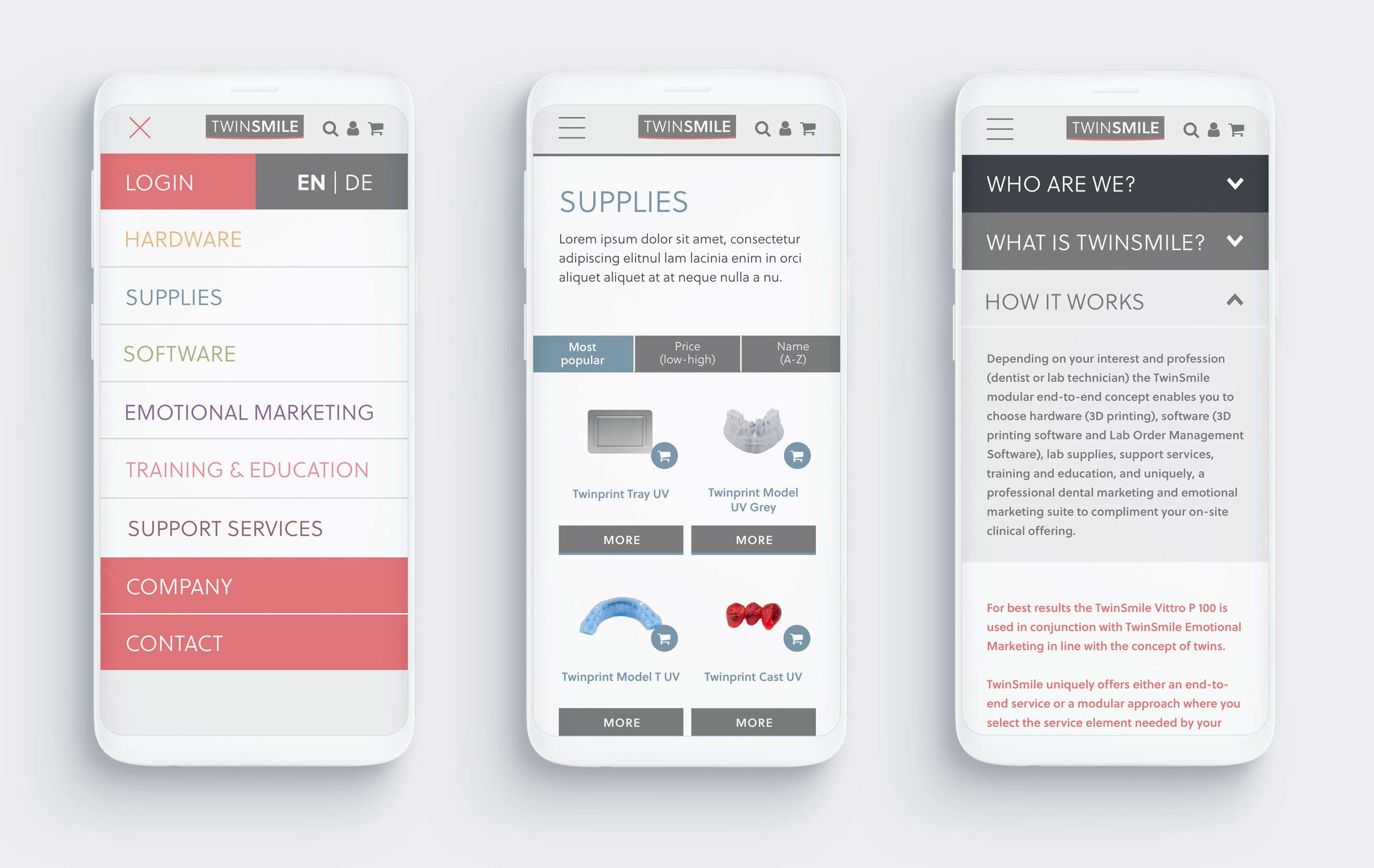 TwinSmile | Website design & Branding by on-IDLE Ltd