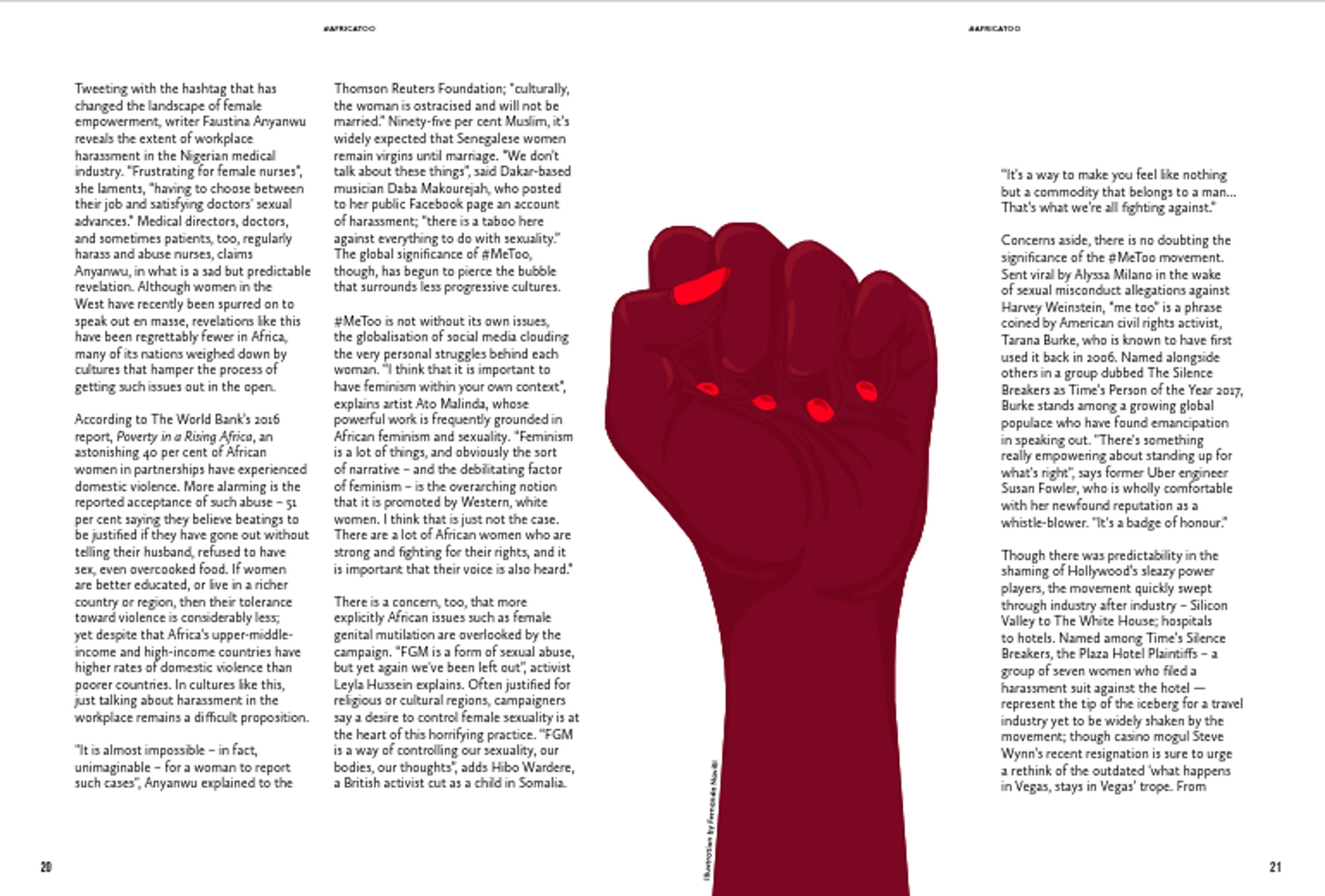 Content editing // Beyond: Empowered - print magazine (2018) by Katie Palmer
