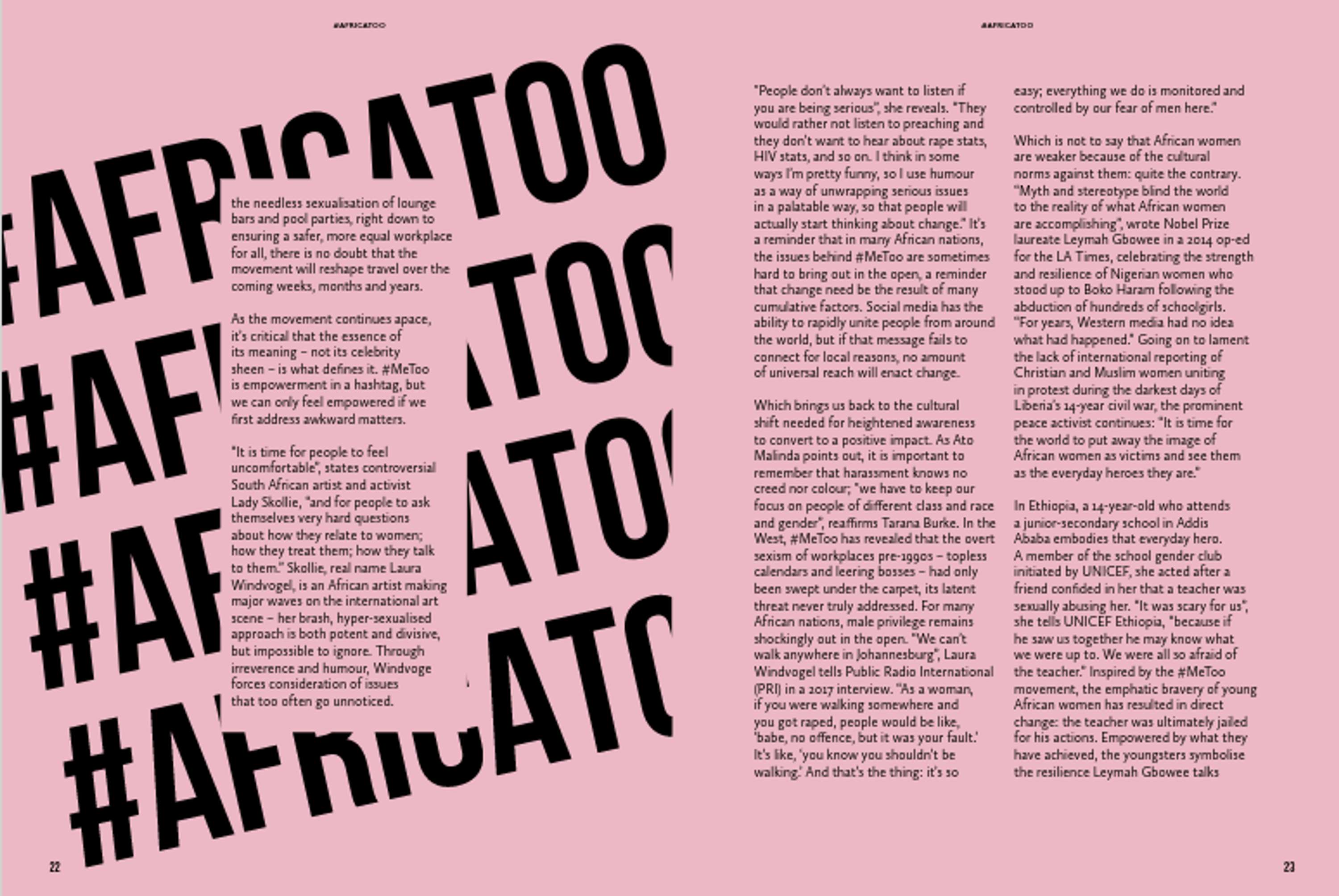 Content editing // Beyond: Empowered - print magazine (2018) by Katie Palmer