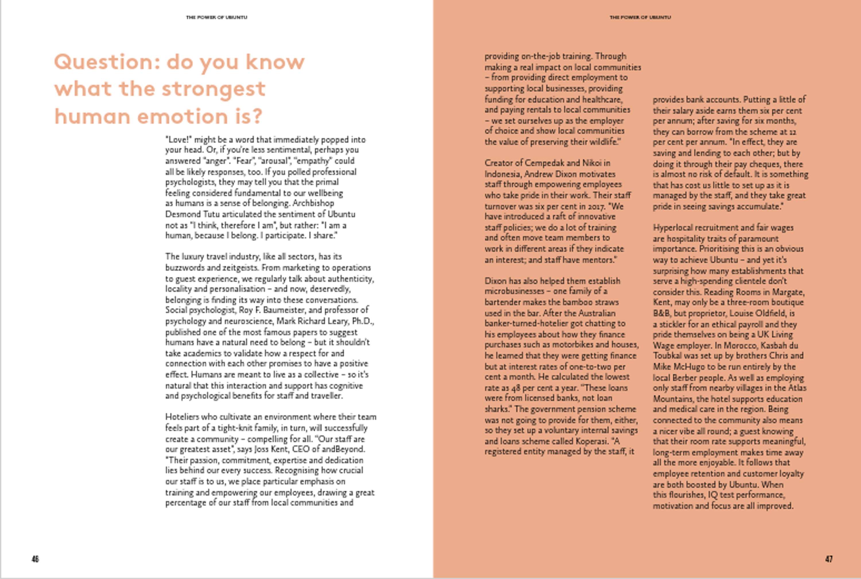Content editing // Beyond: Empowered - print magazine (2018) by Katie Palmer