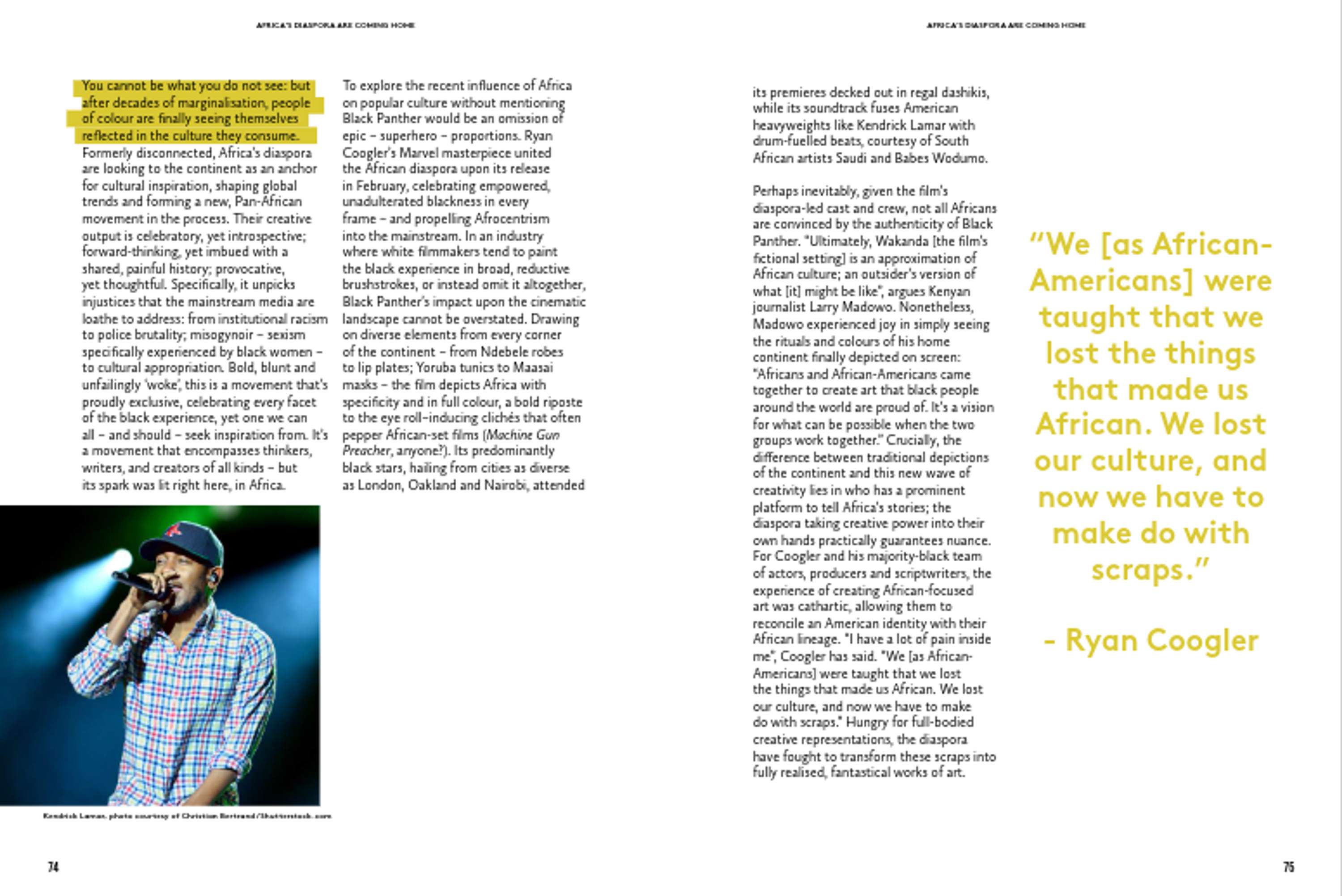 Content editing // Beyond: Empowered - print magazine (2018) by Katie Palmer