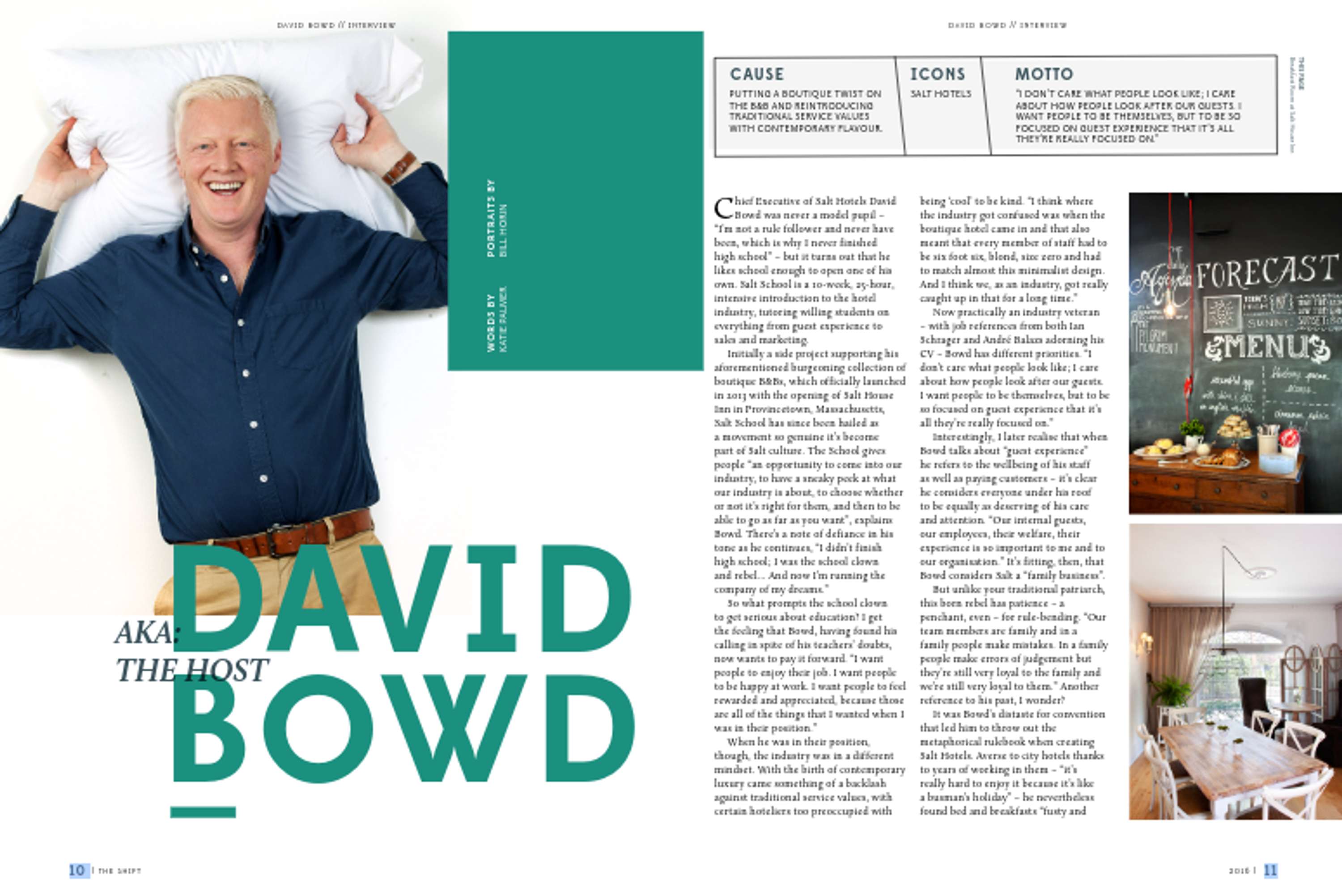 Content writing // Interview with David Bowd (2017) by Katie Palmer