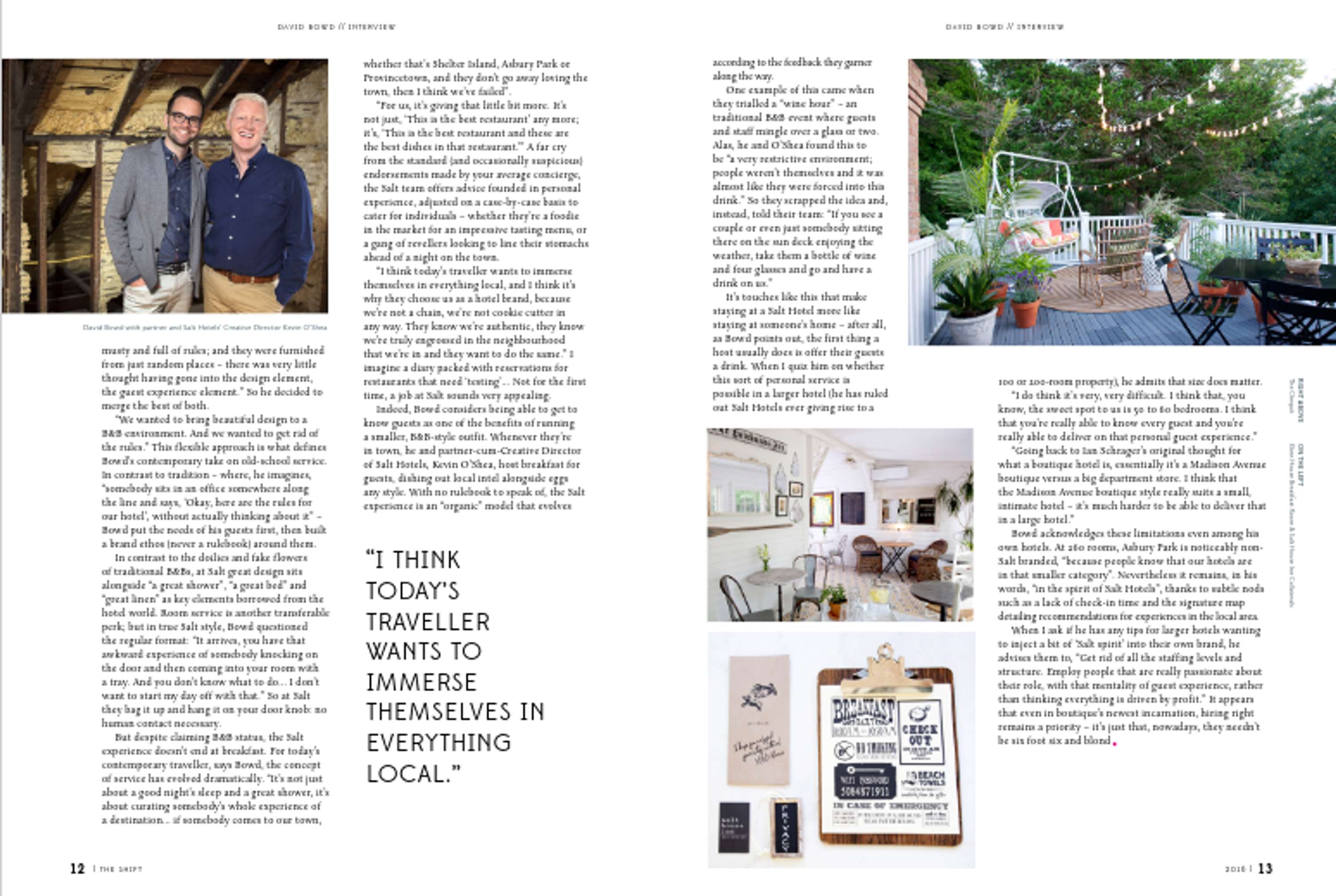 Content writing // Interview with David Bowd (2017) by Katie Palmer