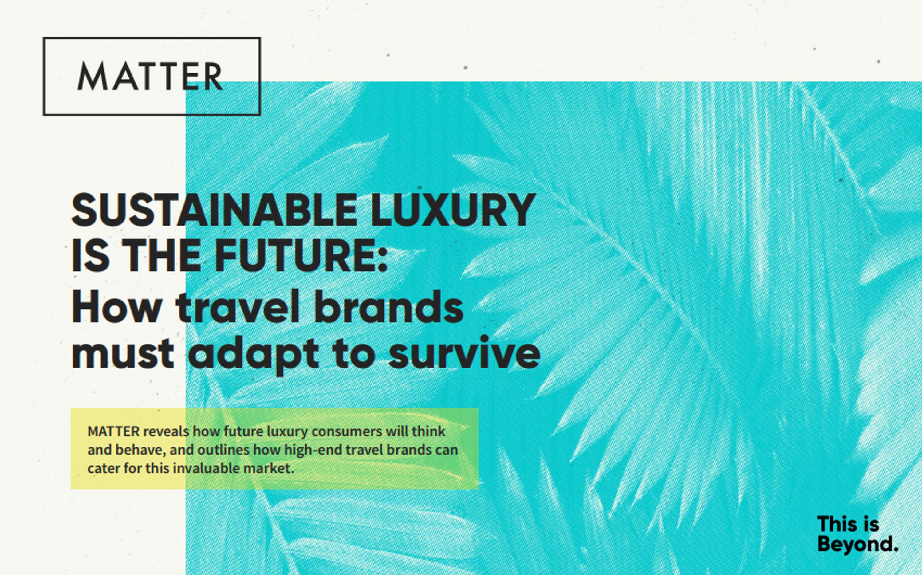 Copy editing // MATTER trend report (2018) by Katie Palmer