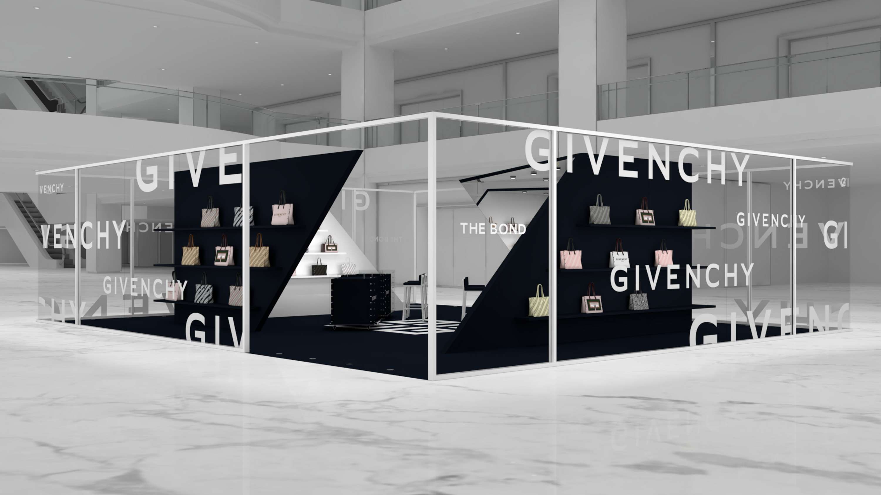 Givenchy pop up by Matej Havel